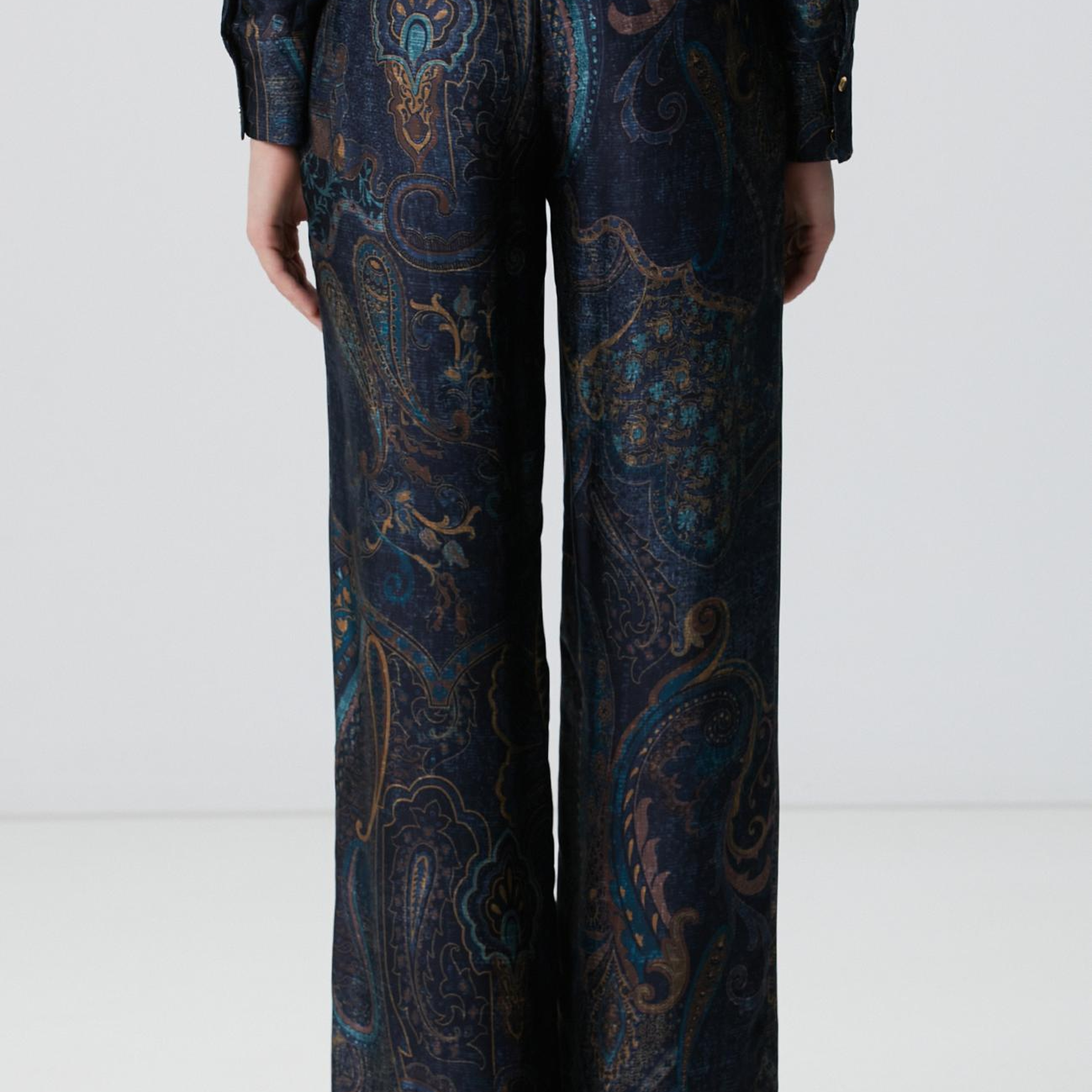 Network Kadın Petrol Desenli Pantolon