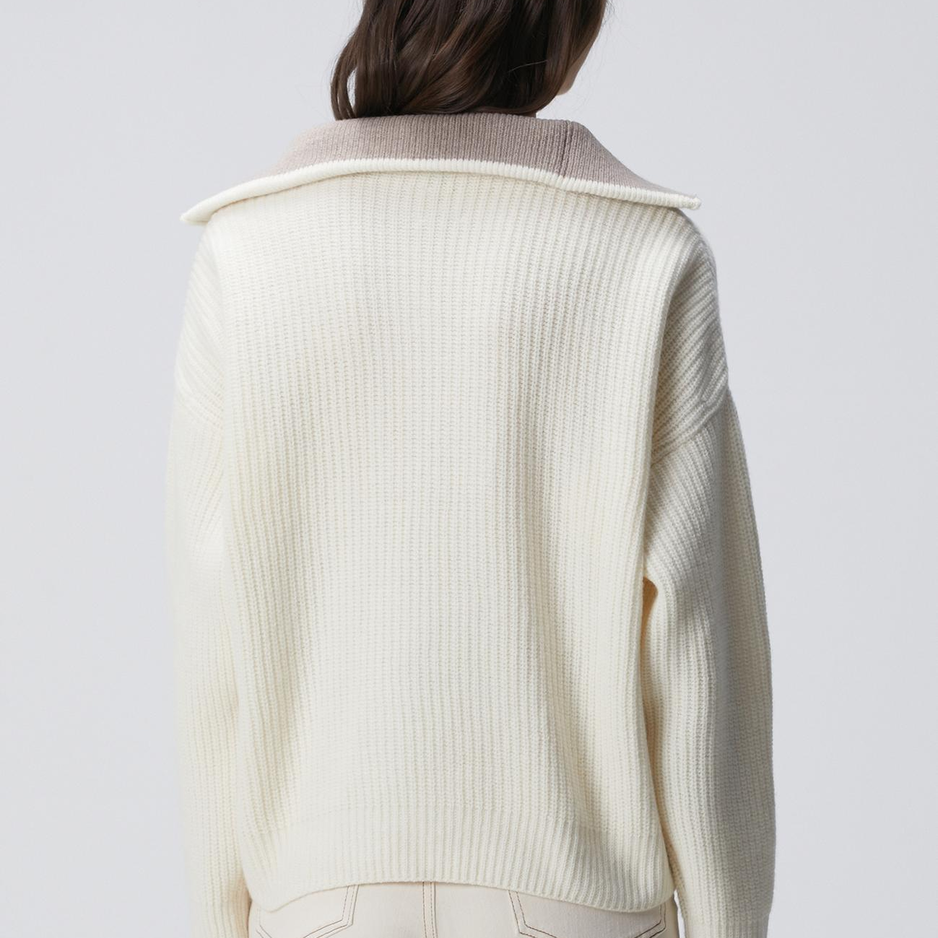 Network Kadın Limited Kırık Beyaz Yün Kazak