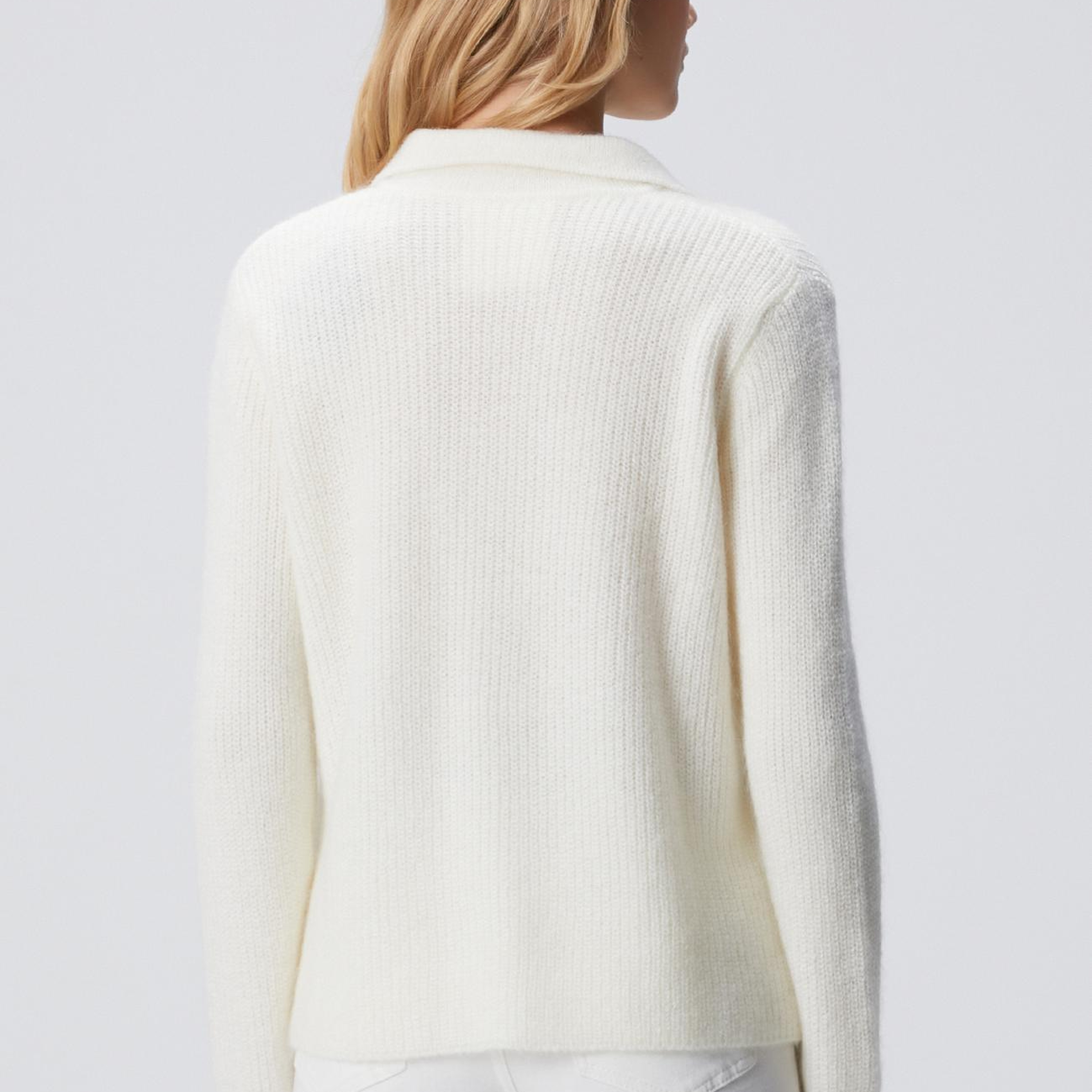 Network Kadın Limited Kırık Beyaz Yumuşak Dokulu Triko Kazak