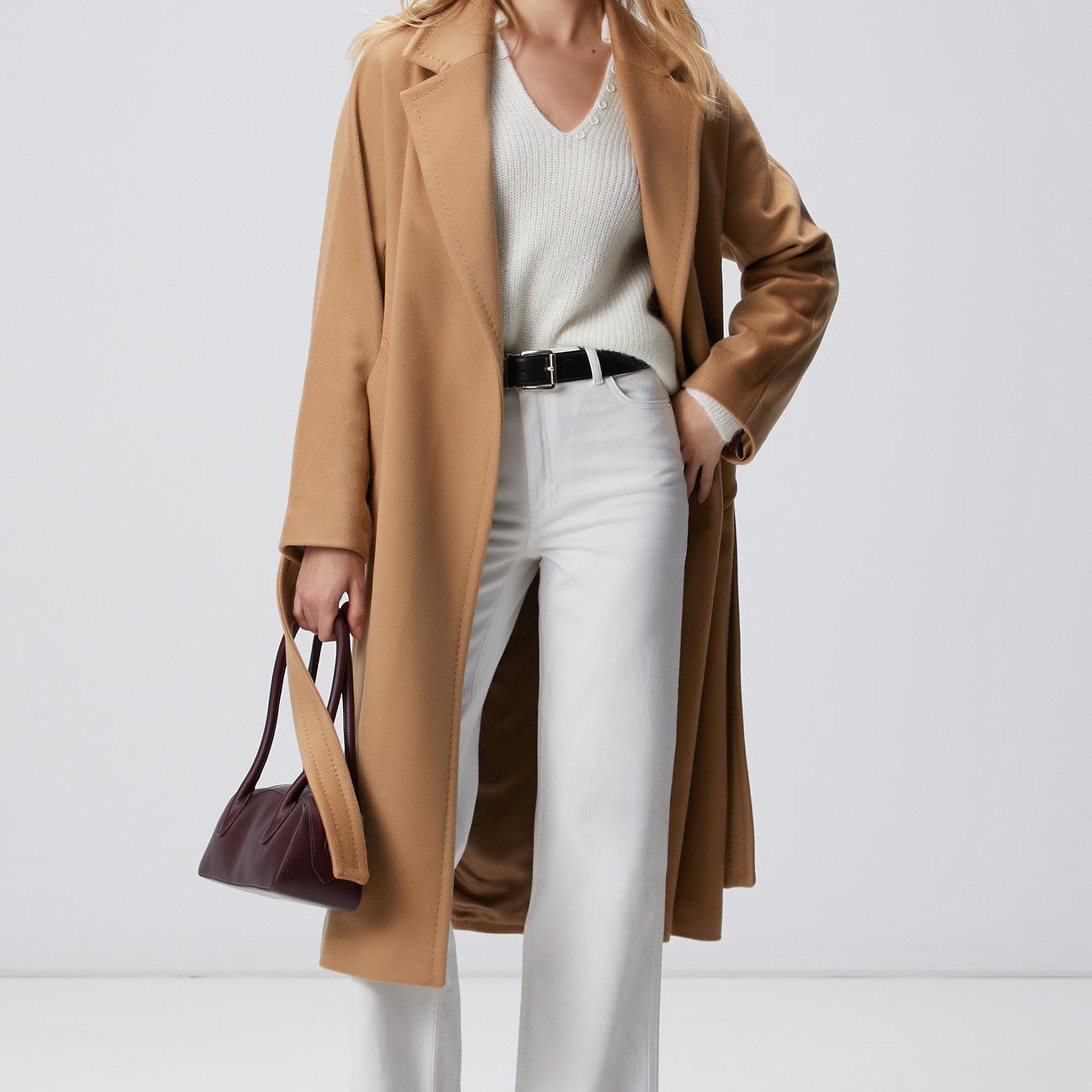 Network Kadın Limited Kırık Beyaz Yumuşak Dokulu Triko Kazak