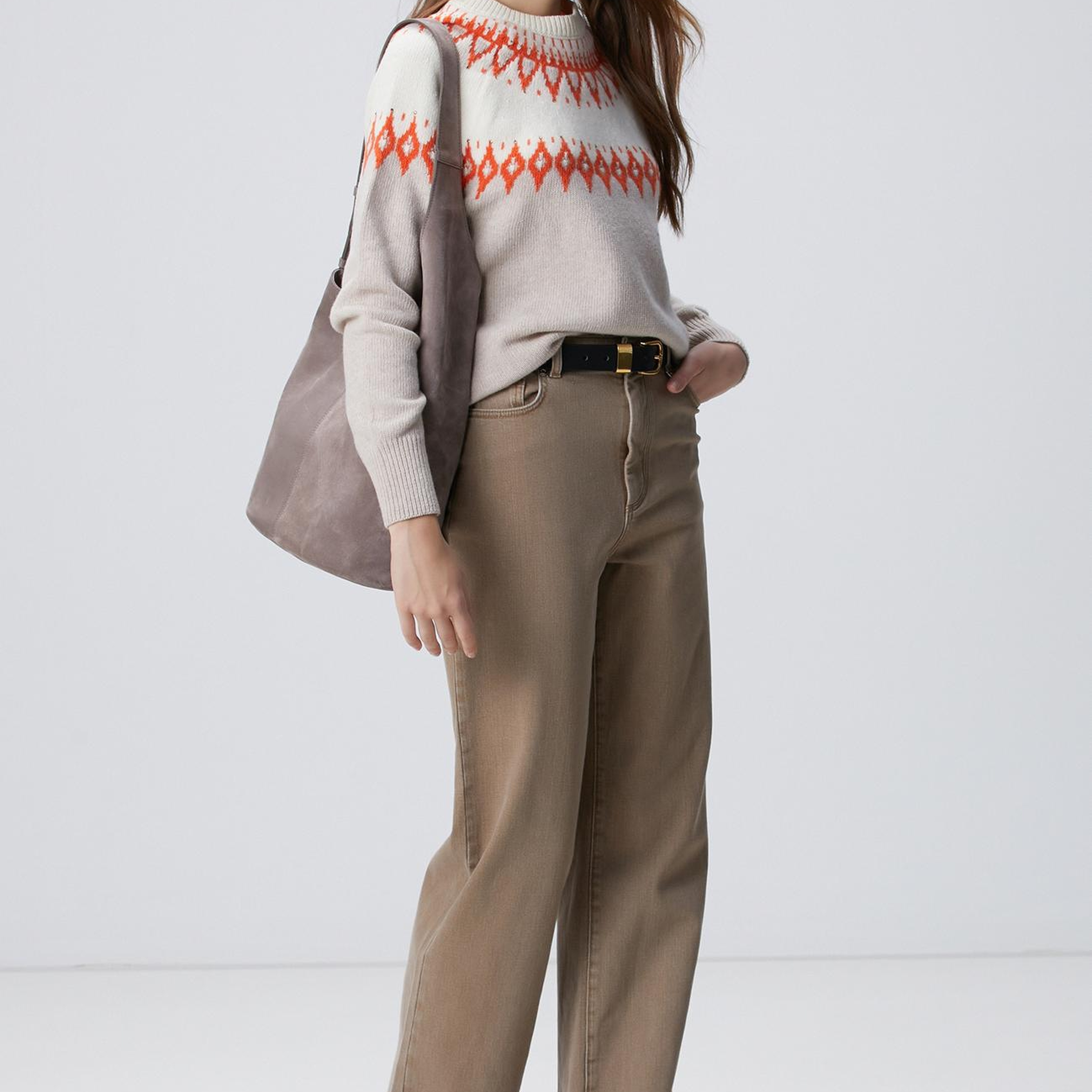 Network Kadın Kırık Beyaz Kazak