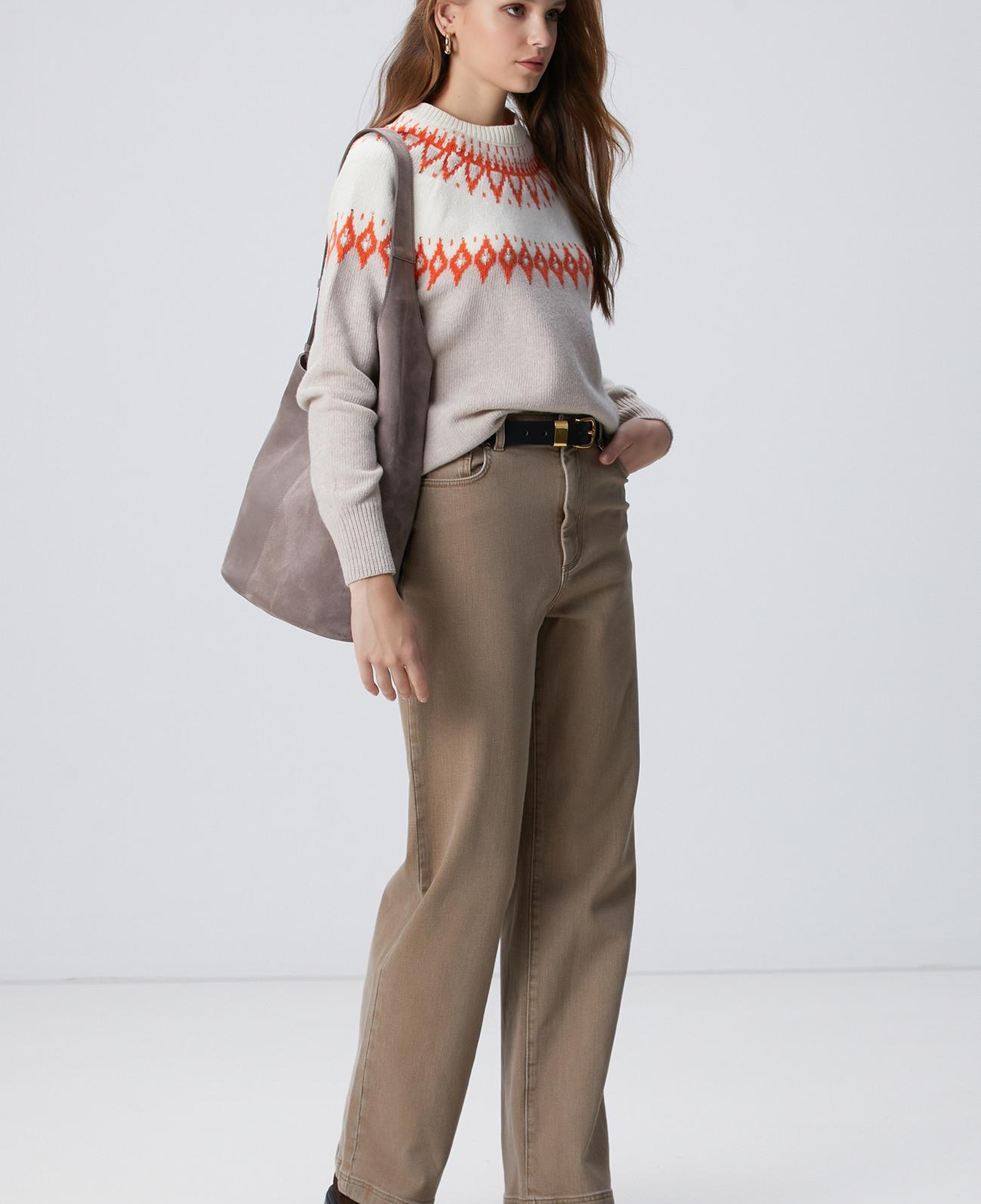 Network Kadın Kırık Beyaz Kazak