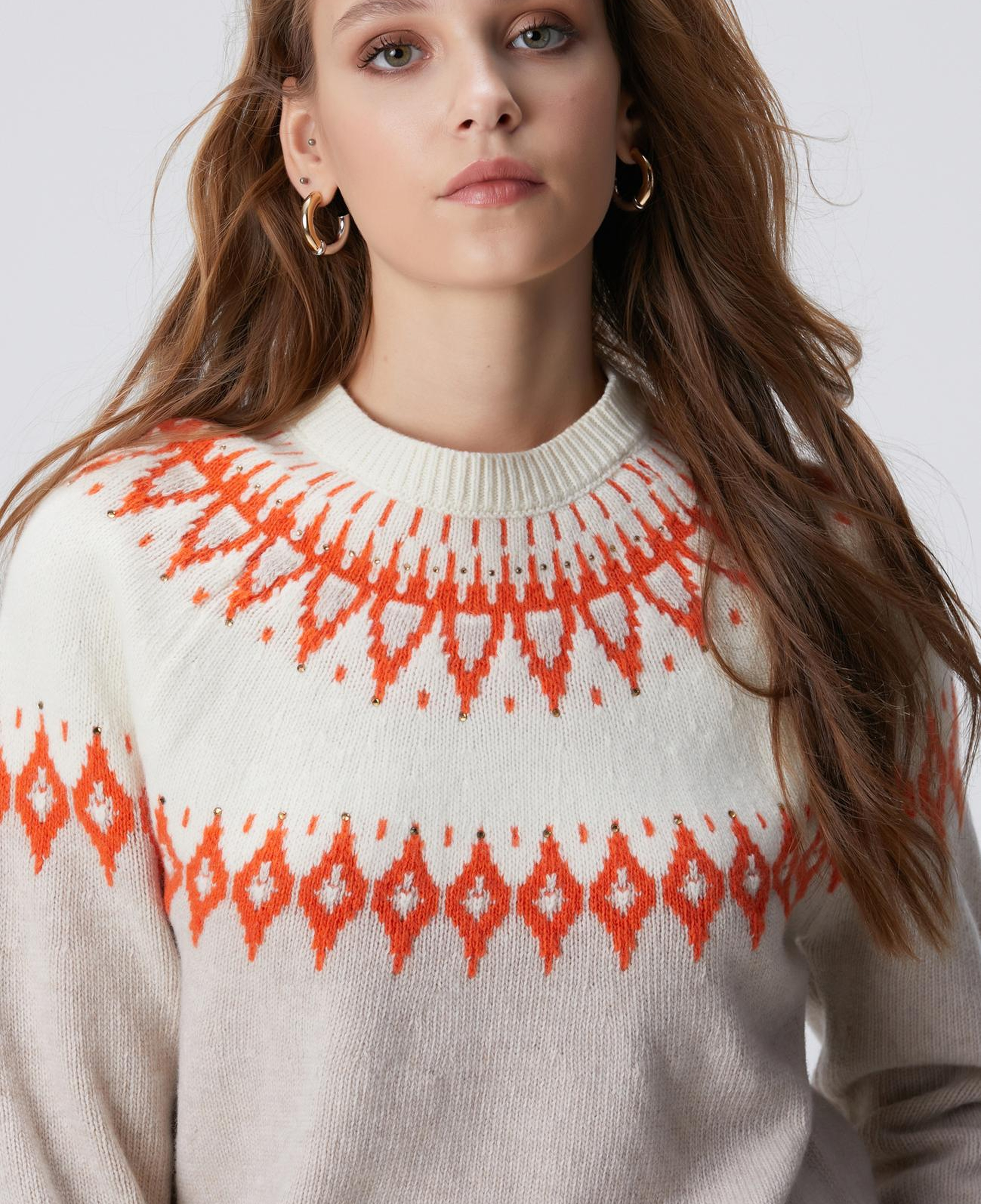 Network Kadın Kırık Beyaz Kazak