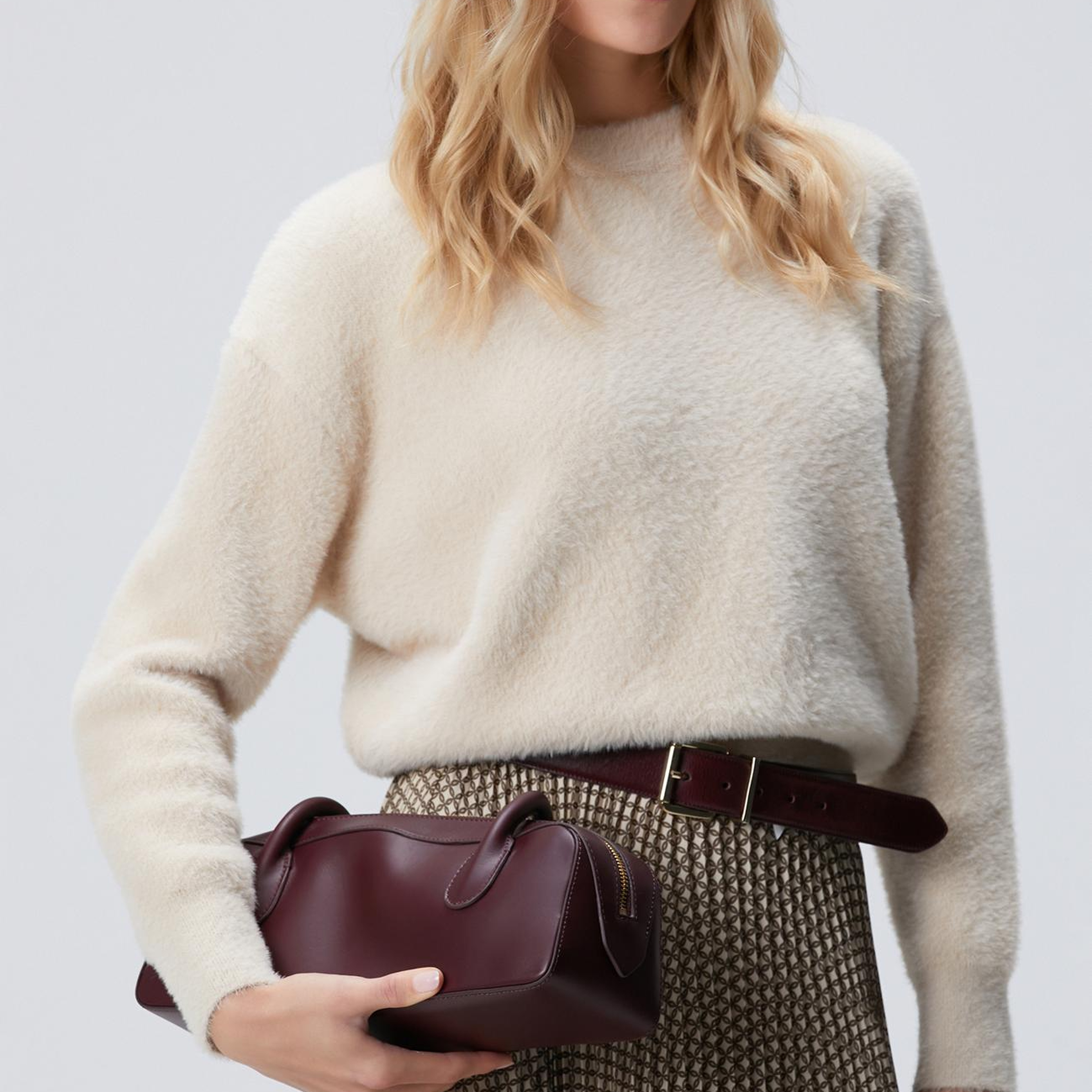 Network Kadın Bej Triko Kazak