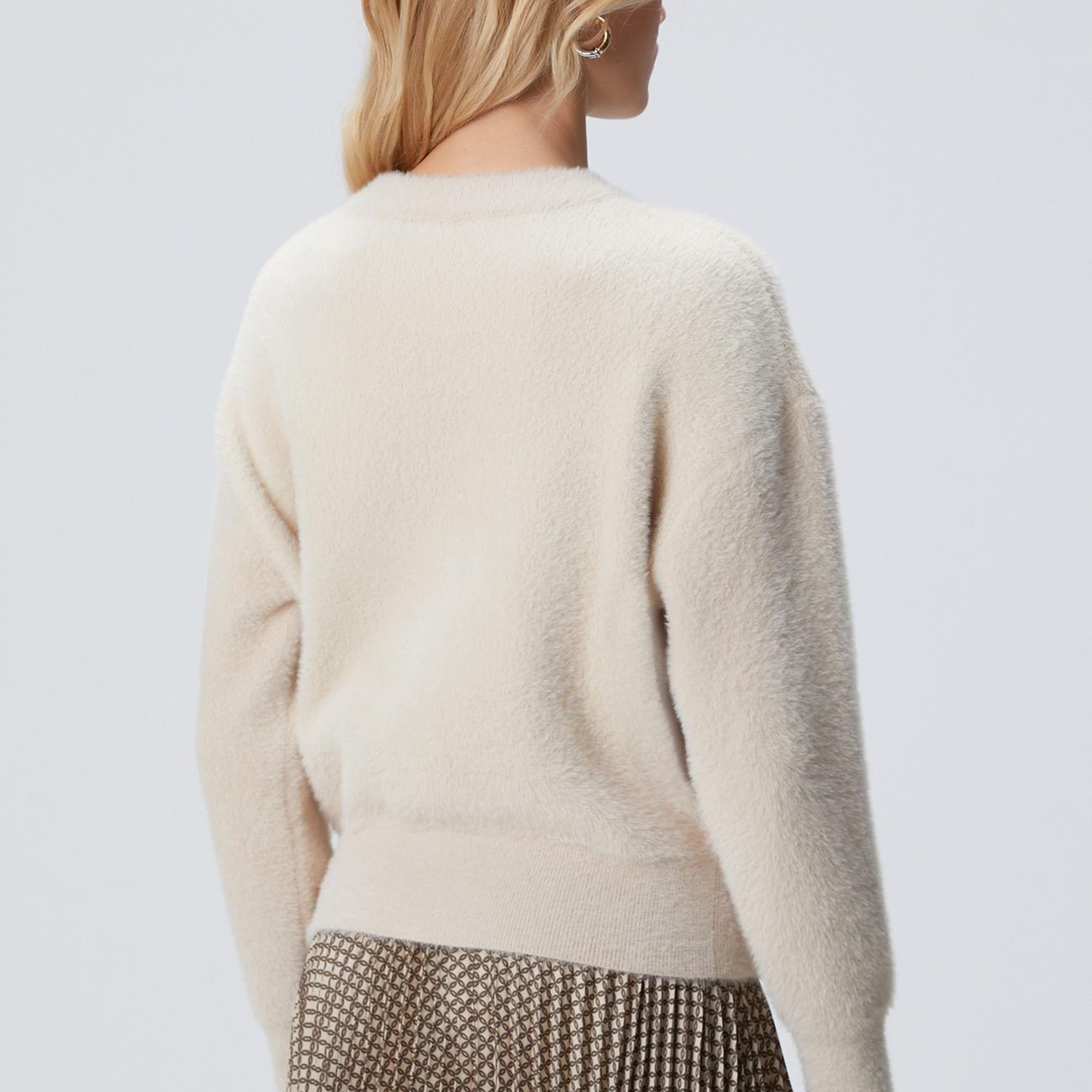 Network Kadın Bej Triko Kazak