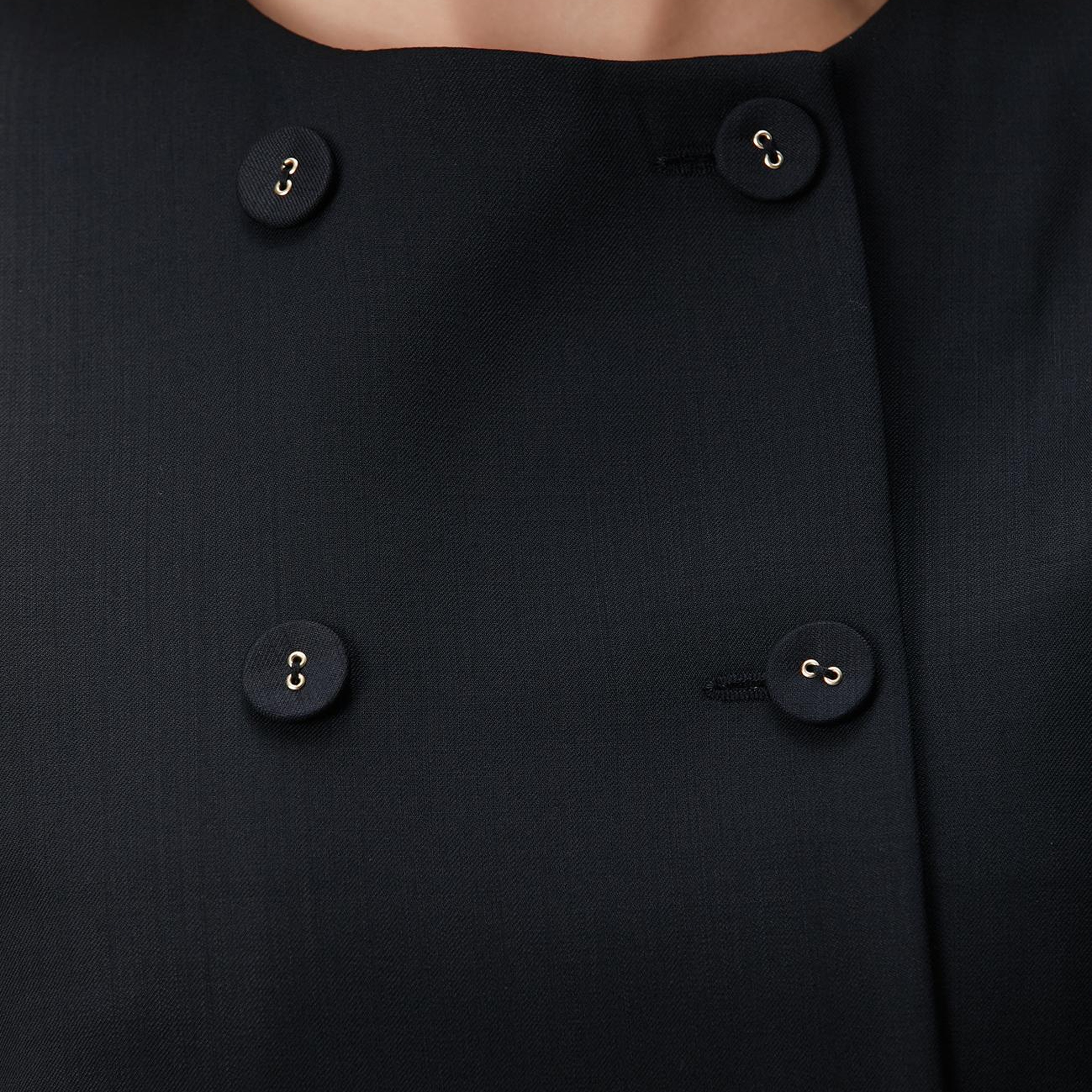 Network Kadın Siyah Blazer Mini Yün Elbise