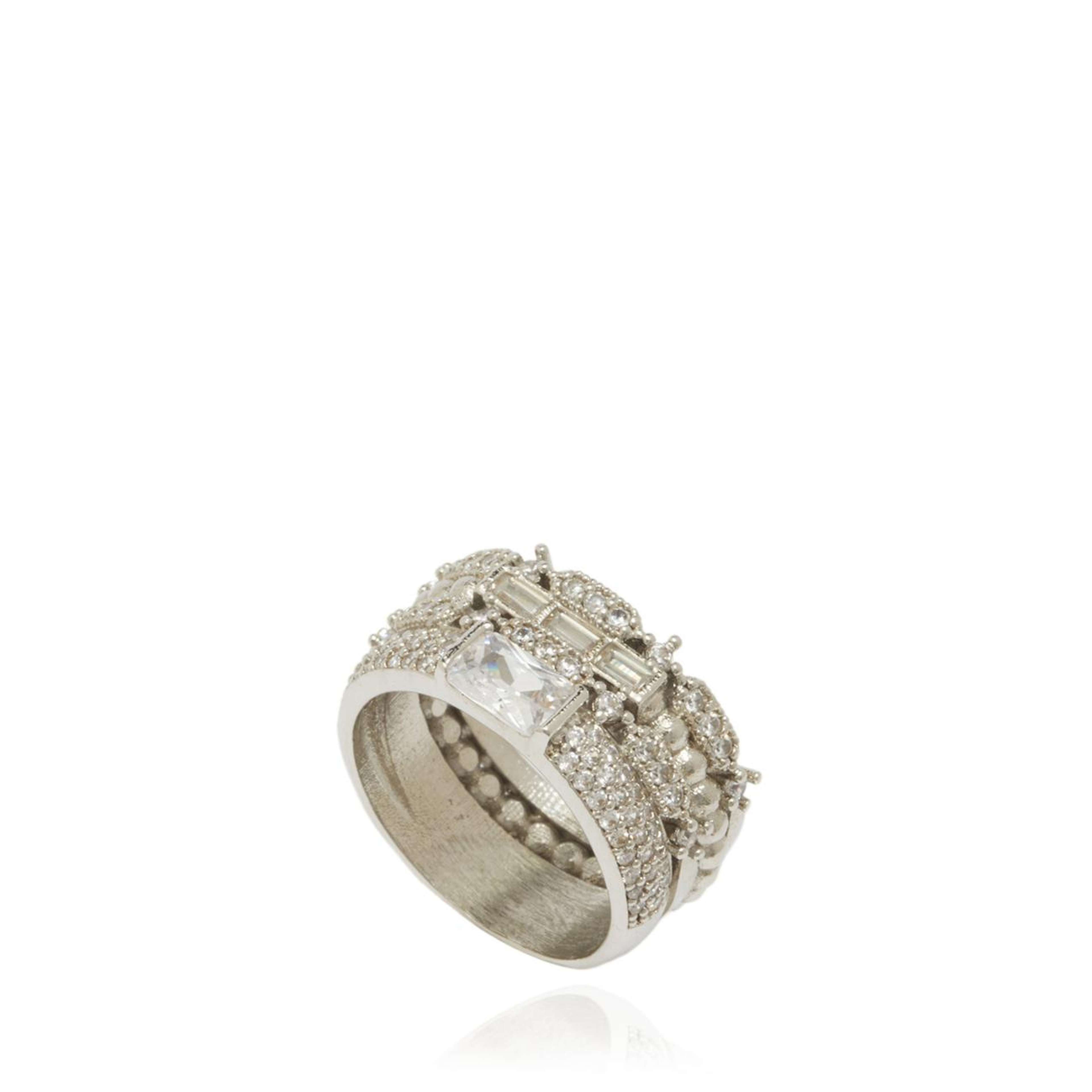 Network Kadın Silver Yüzük