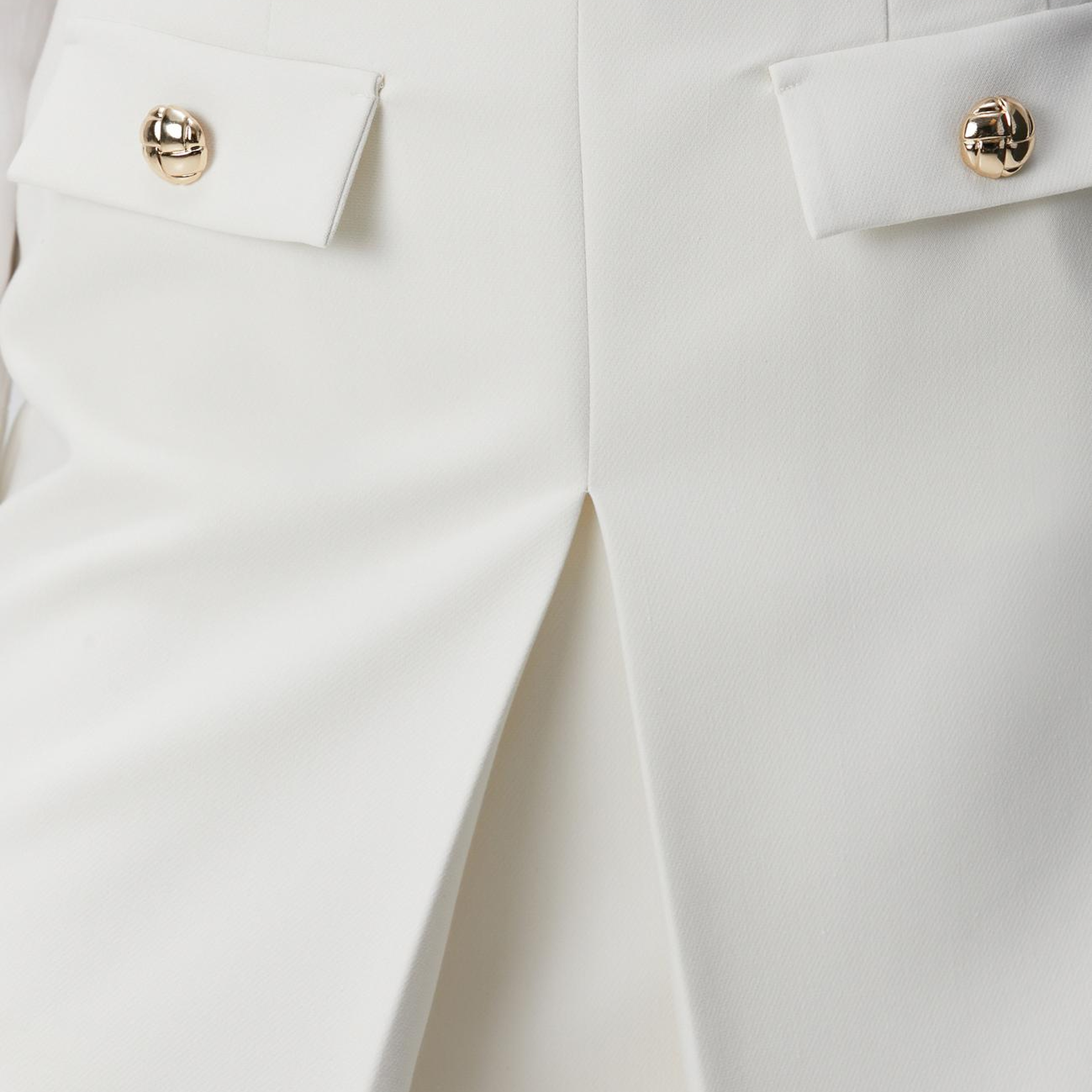 Network Kadın Kırık Beyaz Evaze Mini Etek