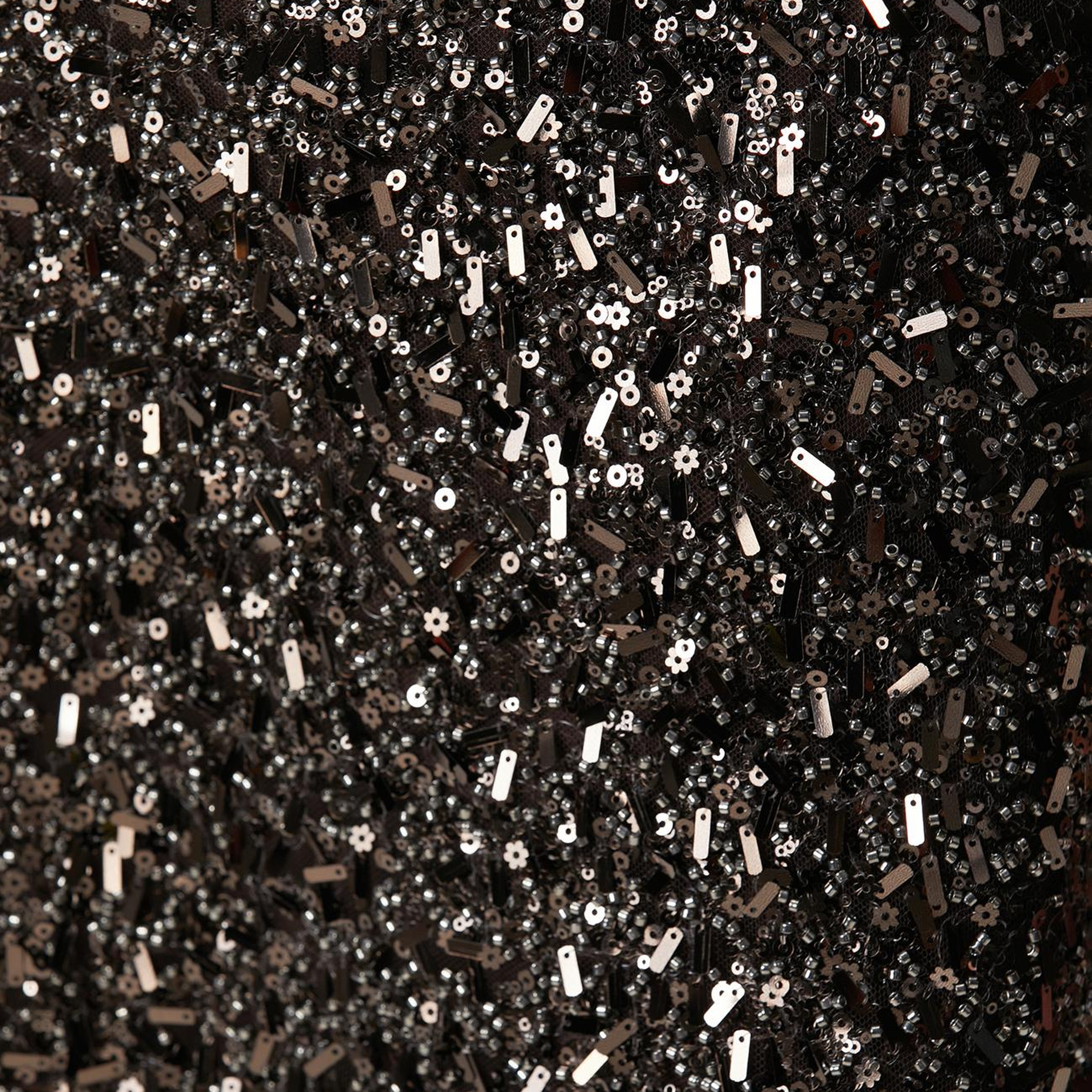 Network Kadın Kahverengi Midi Payetli Etek