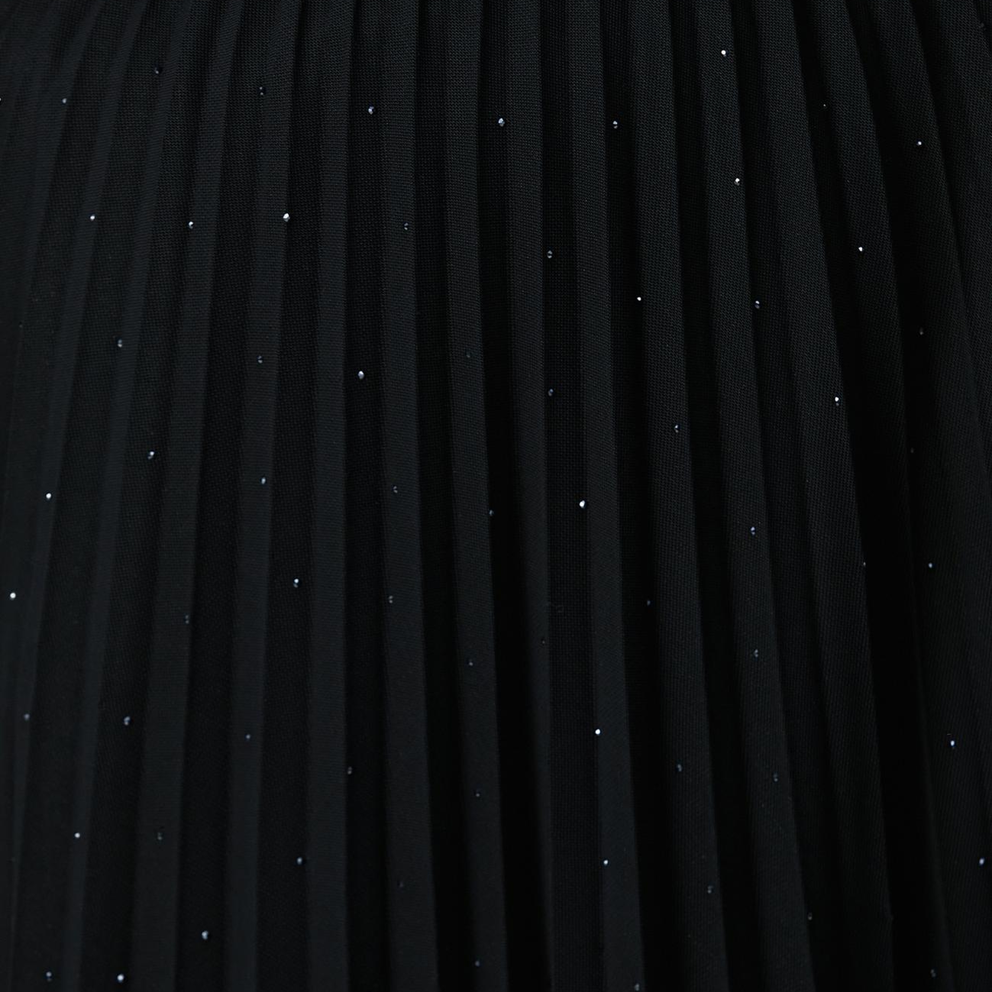 Network Kadın Siyah Payetli Tül Midi Etek