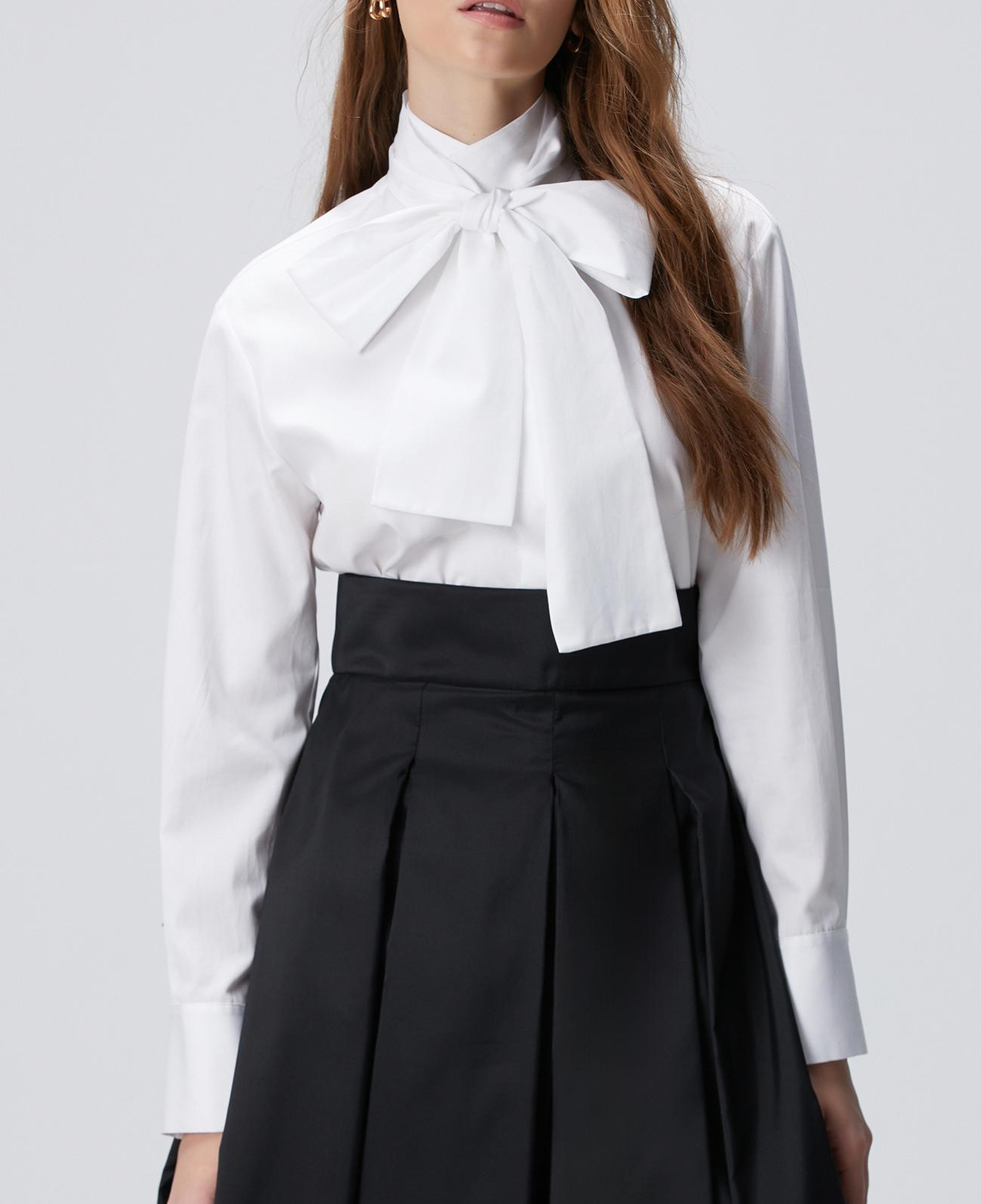 Network Kadın Siyah Midi Boy Pileli Saten Etek