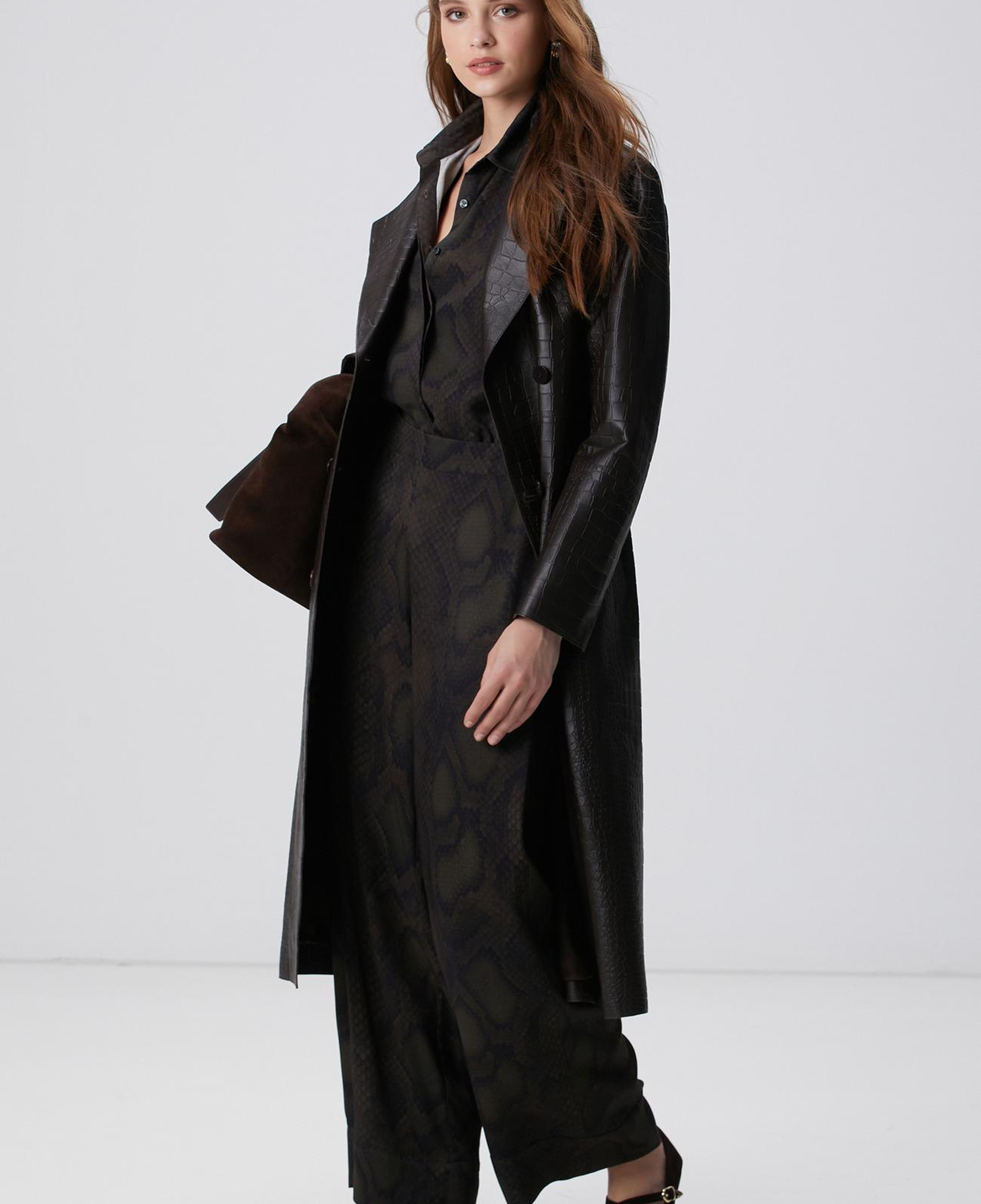 Network Kadın Haki Desenli Gömlek