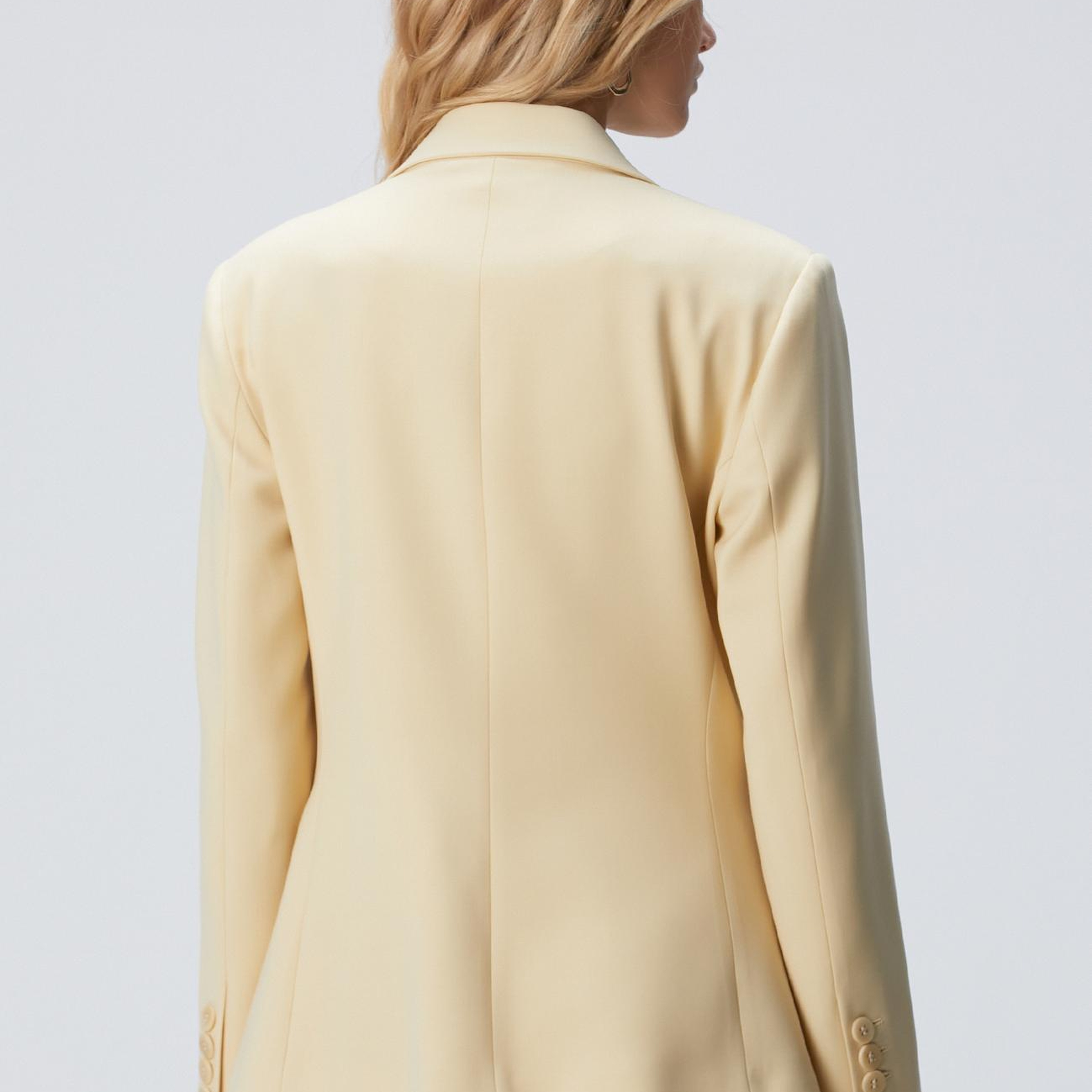 Network Kadın Sarı Yün Karışımlı Ceket