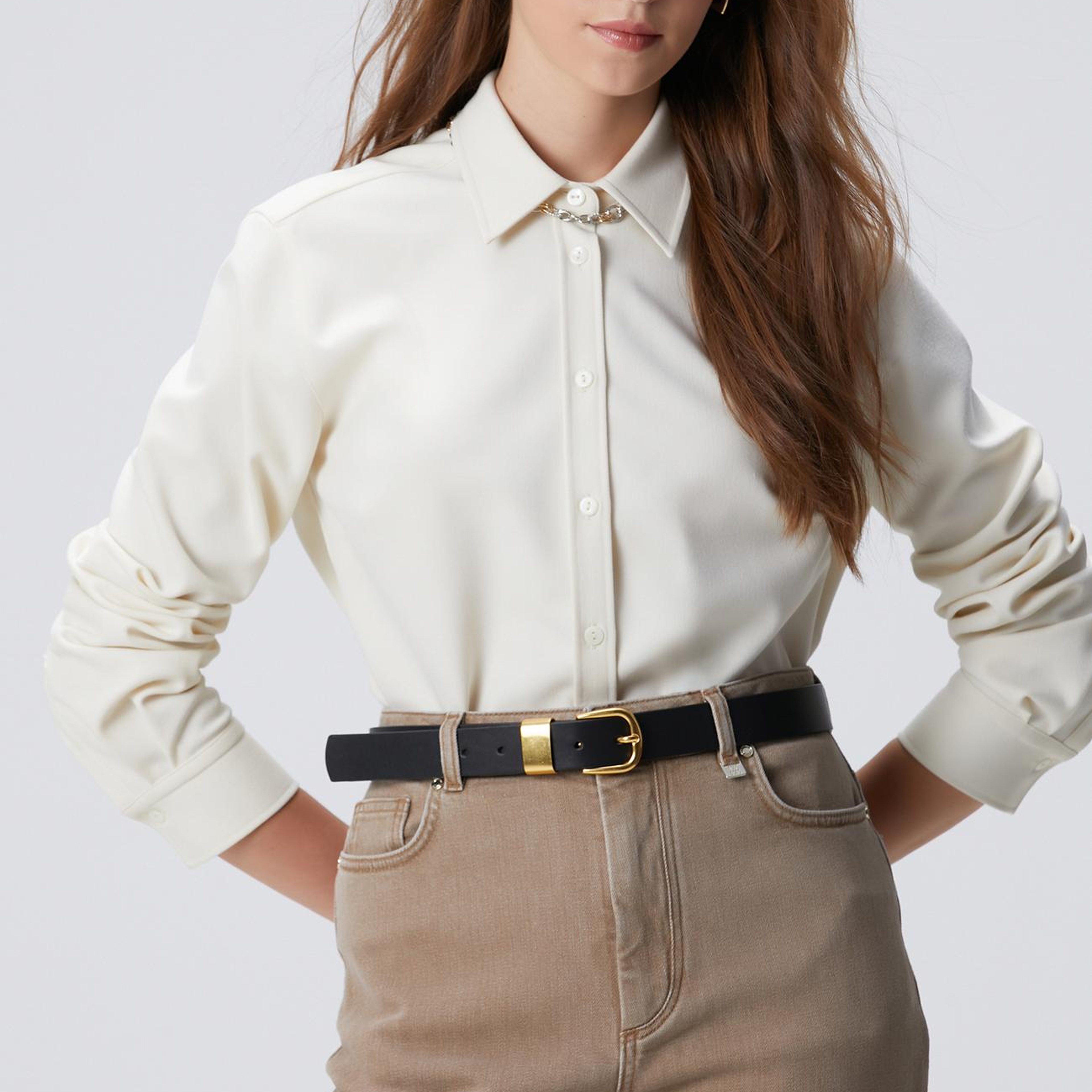 Network Kadın Kırık Beyaz Dış Gömlek