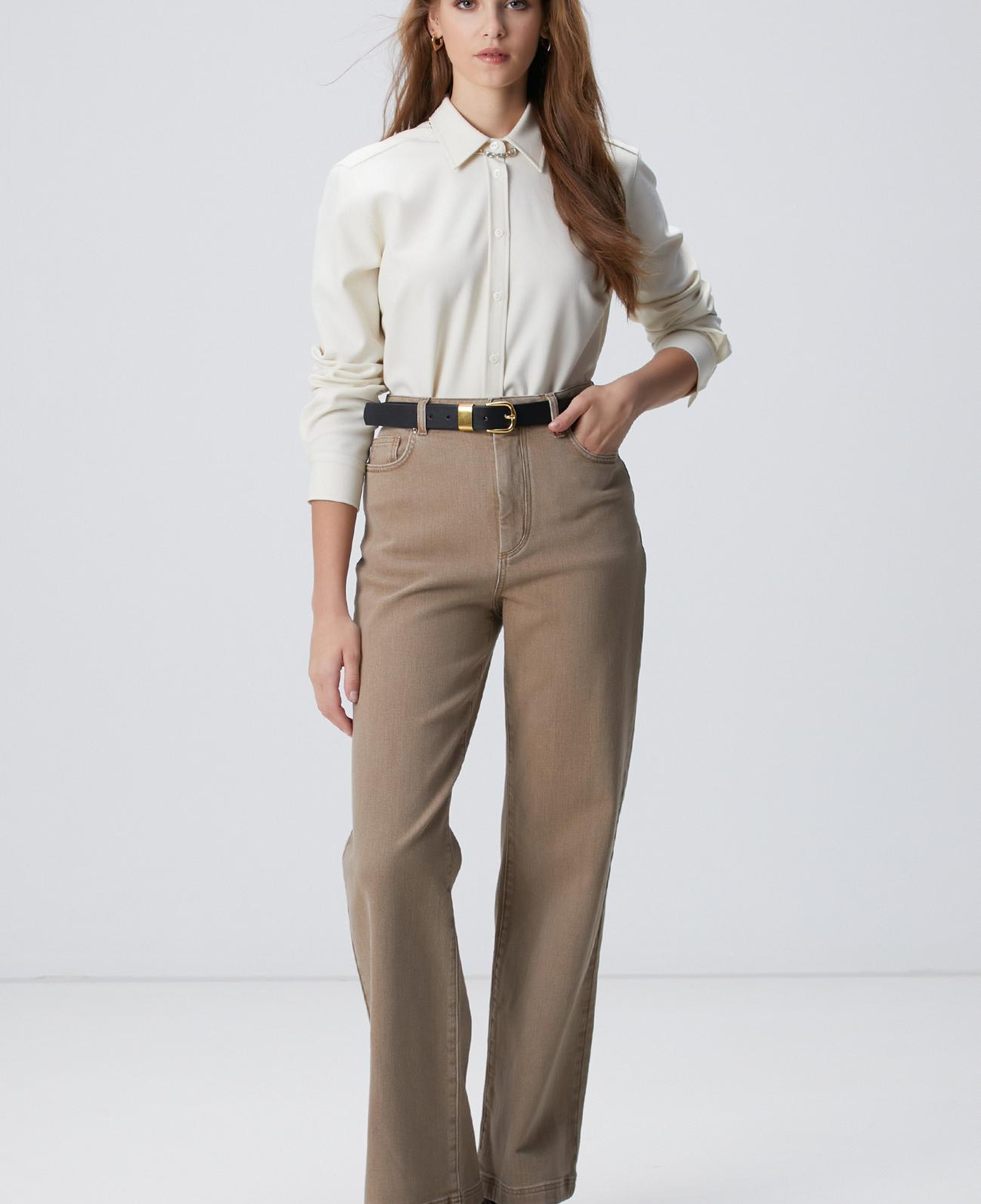 Network Kadın Kırık Beyaz Dış Gömlek