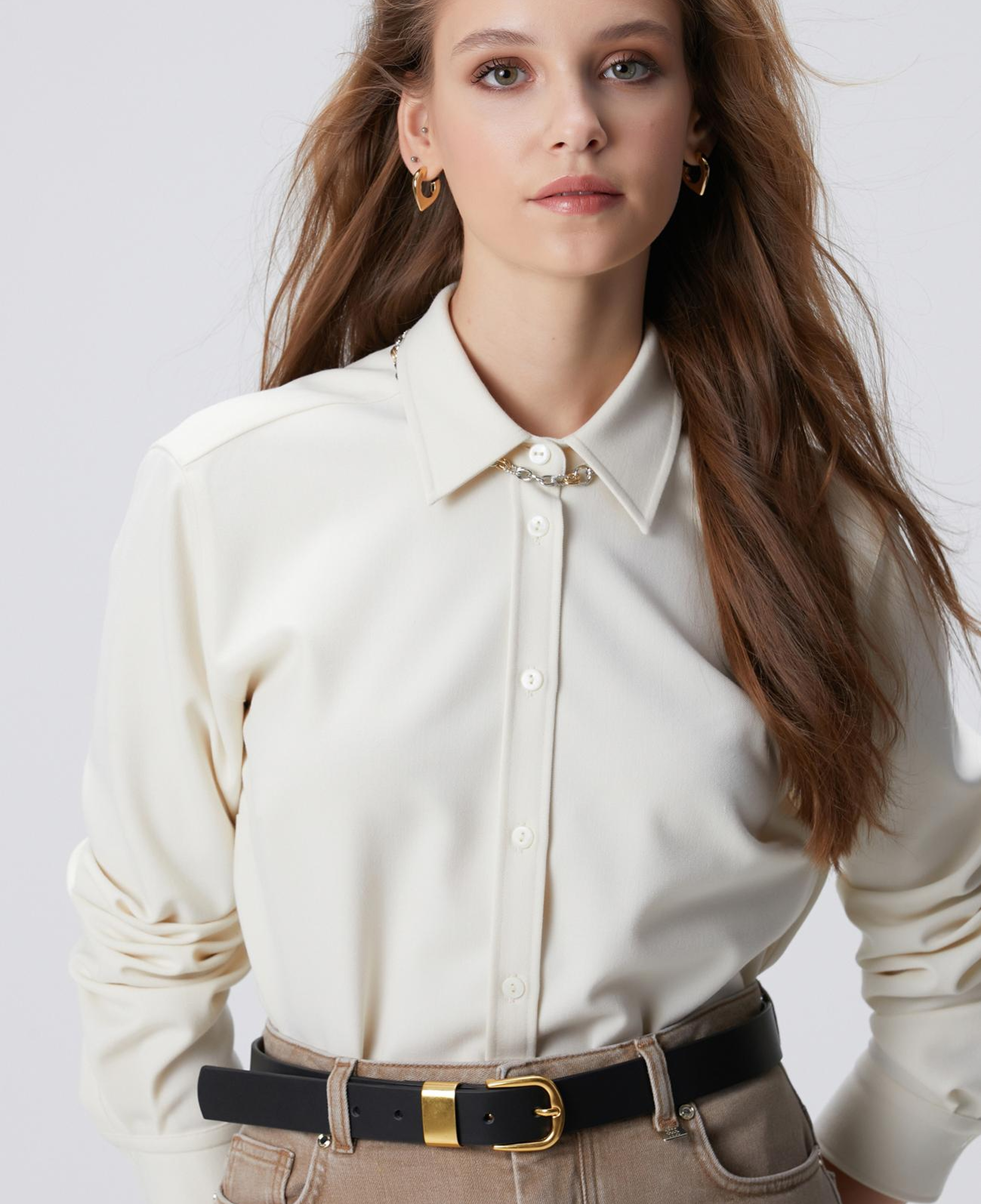 Network Kadın Kırık Beyaz Dış Gömlek