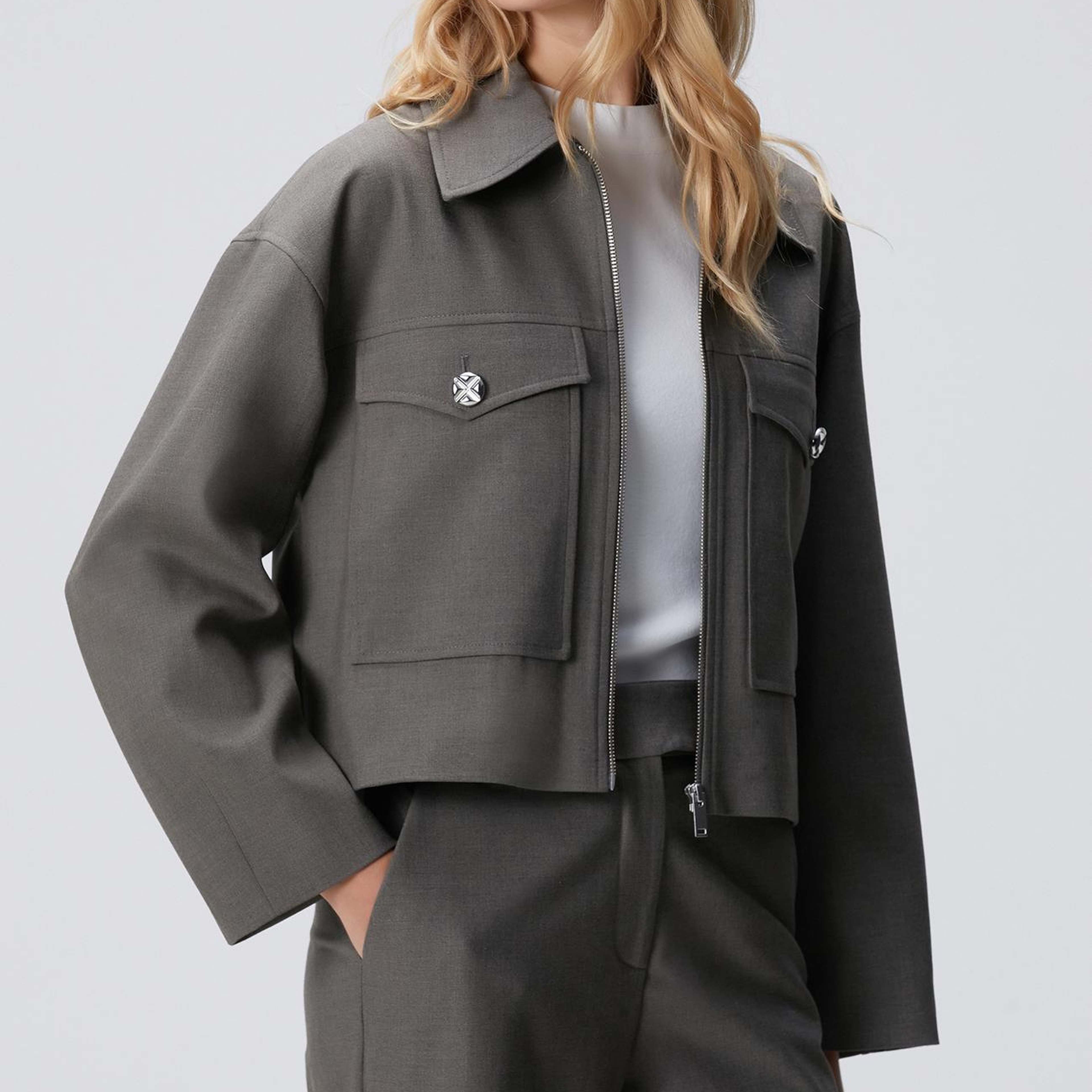 Network Kadın Vizon Cep Detaylı Mont