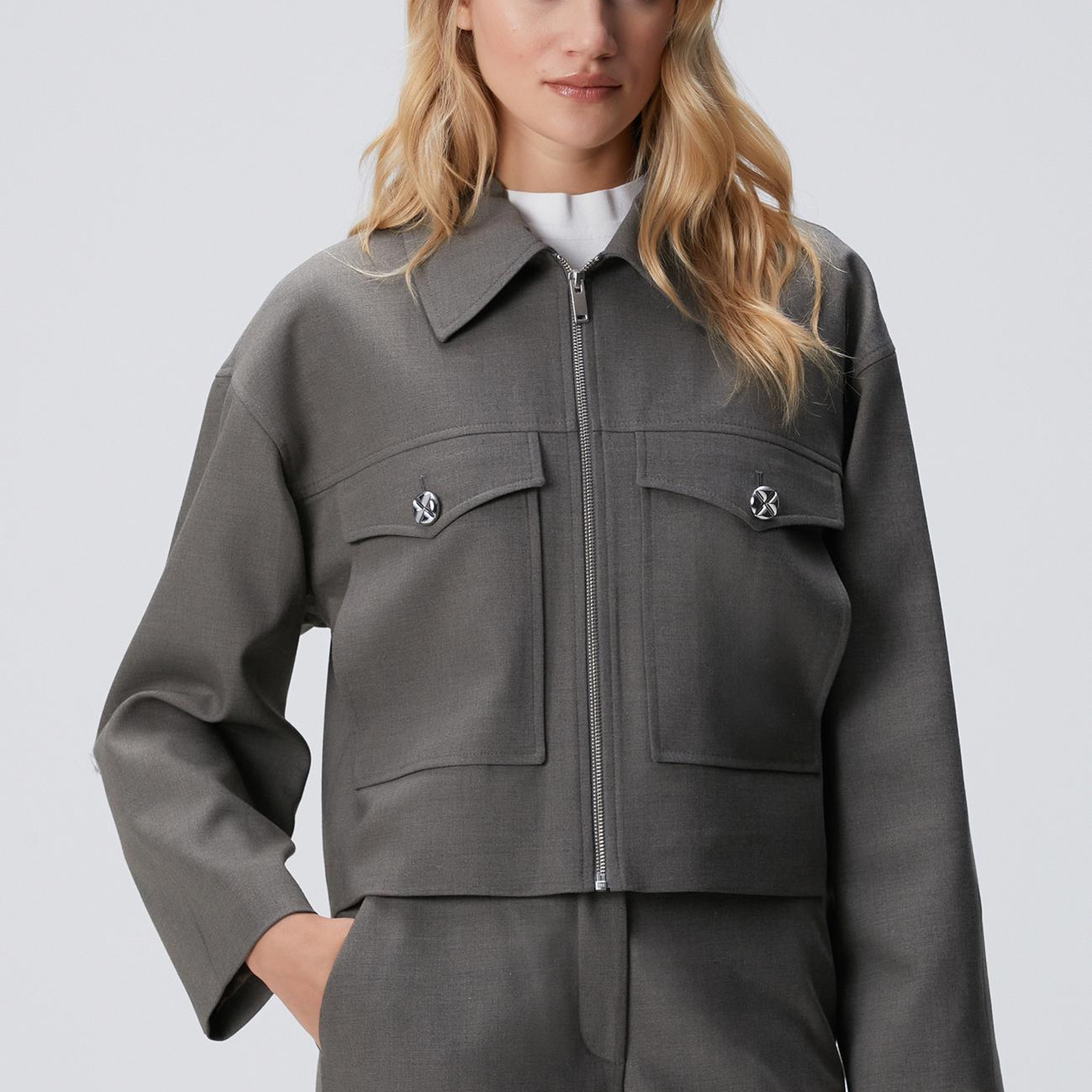 Network Kadın Vizon Cep Detaylı Mont