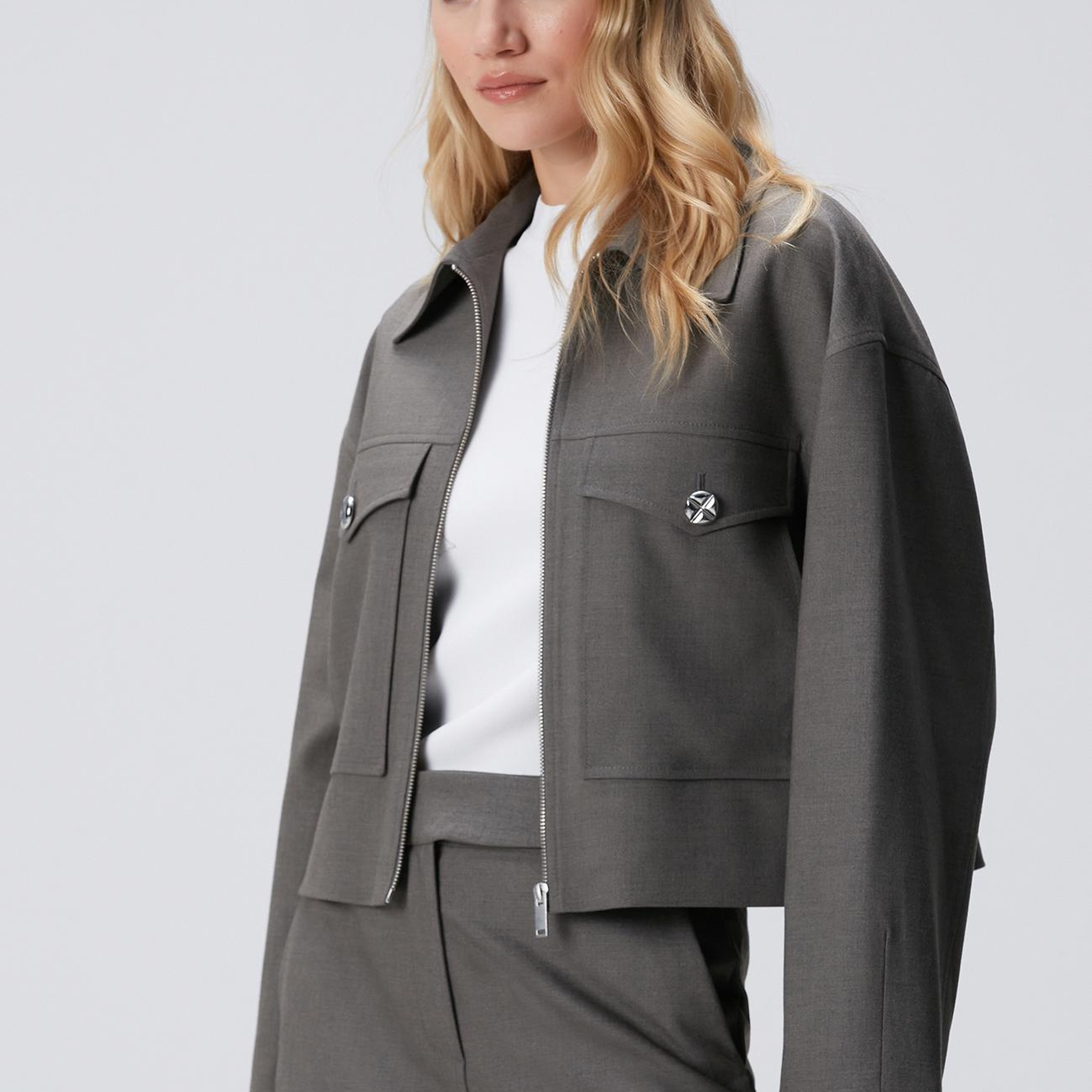 Network Kadın Vizon Cep Detaylı Mont