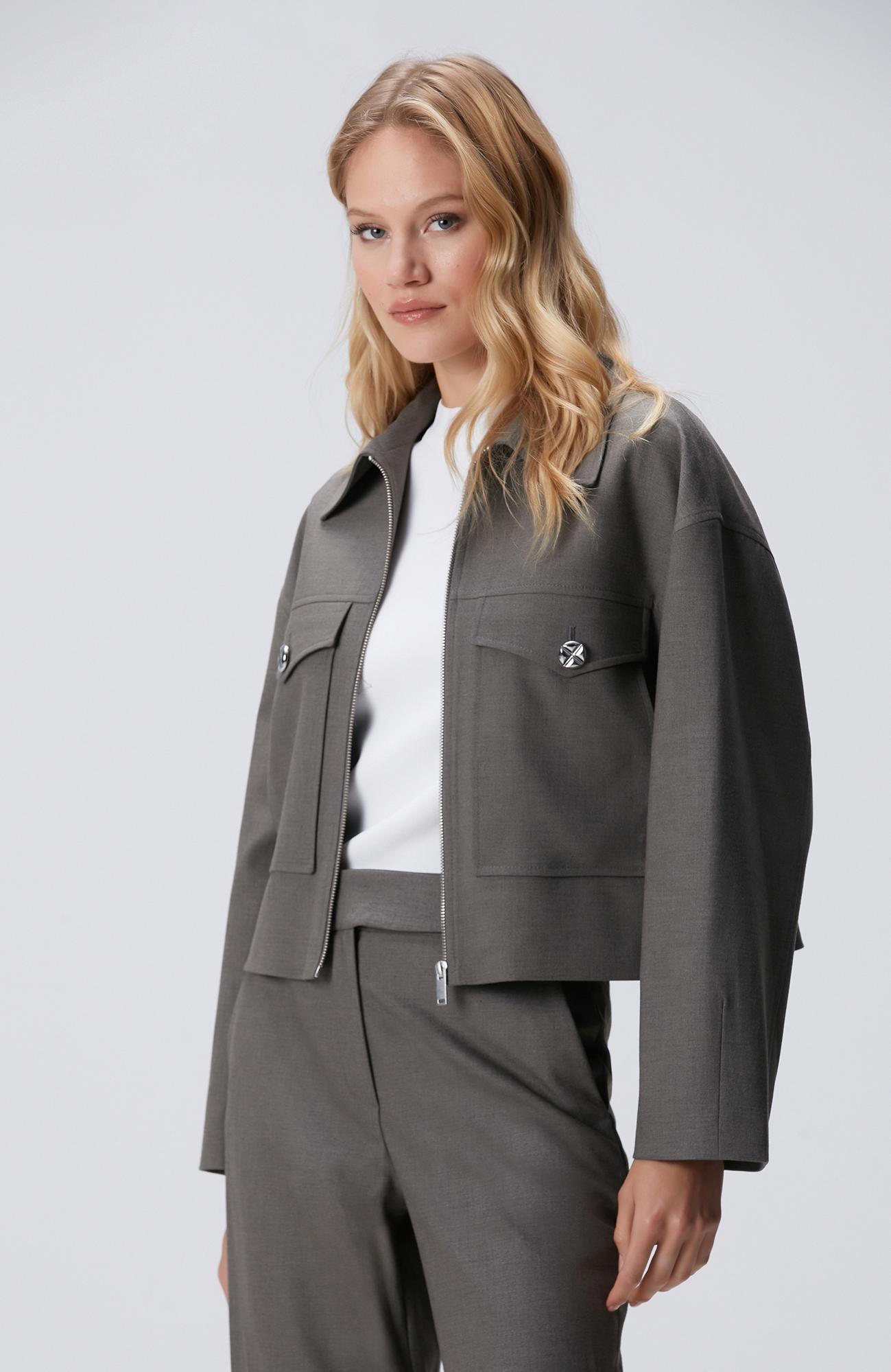 Network Kadın Vizon Cep Detaylı Mont