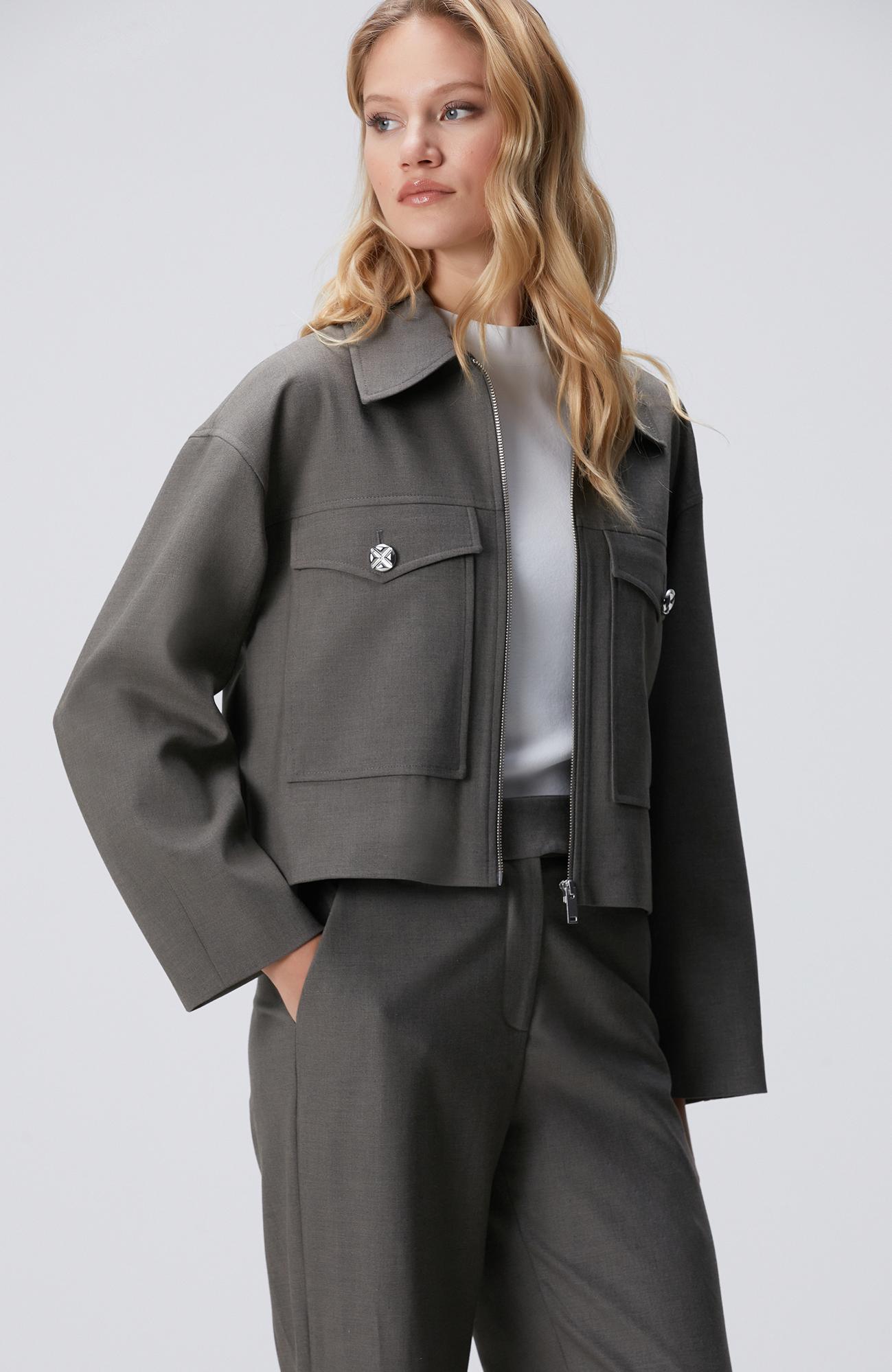 Network Kadın Vizon Cep Detaylı Mont