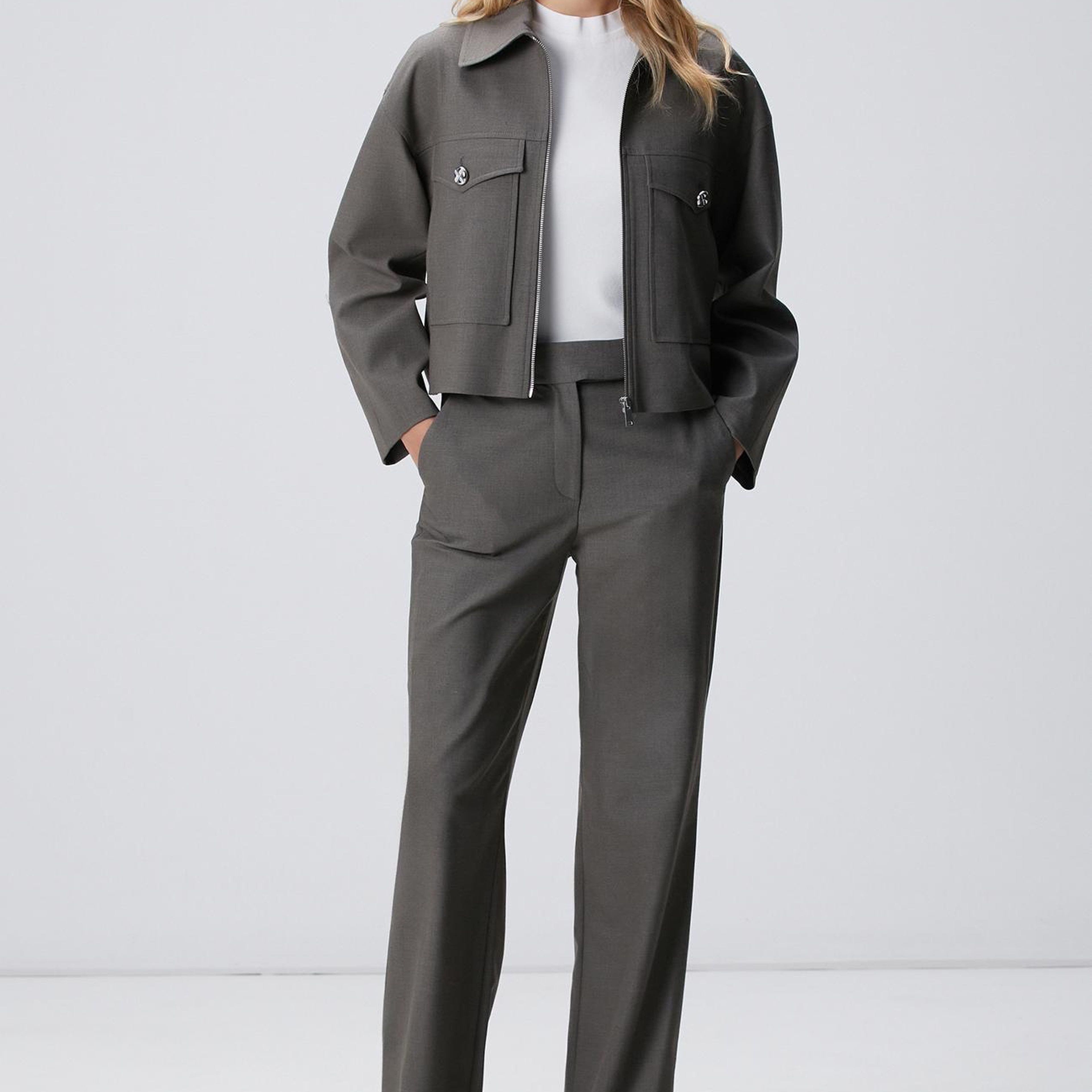 Network Kadın Vizon Cep Detaylı Mont