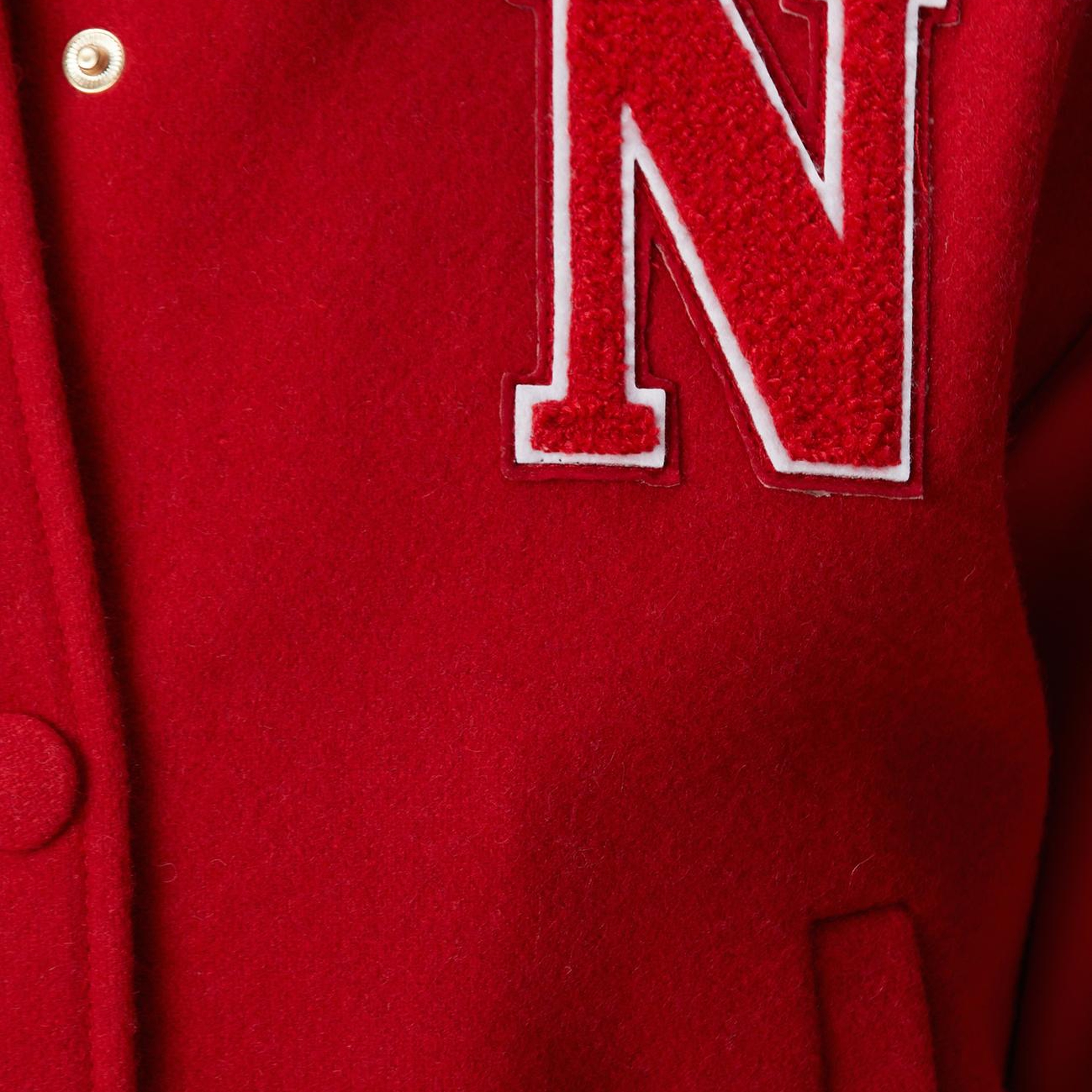 Network Kadın Kırmızı Yün Karışımlı Bomber Mont