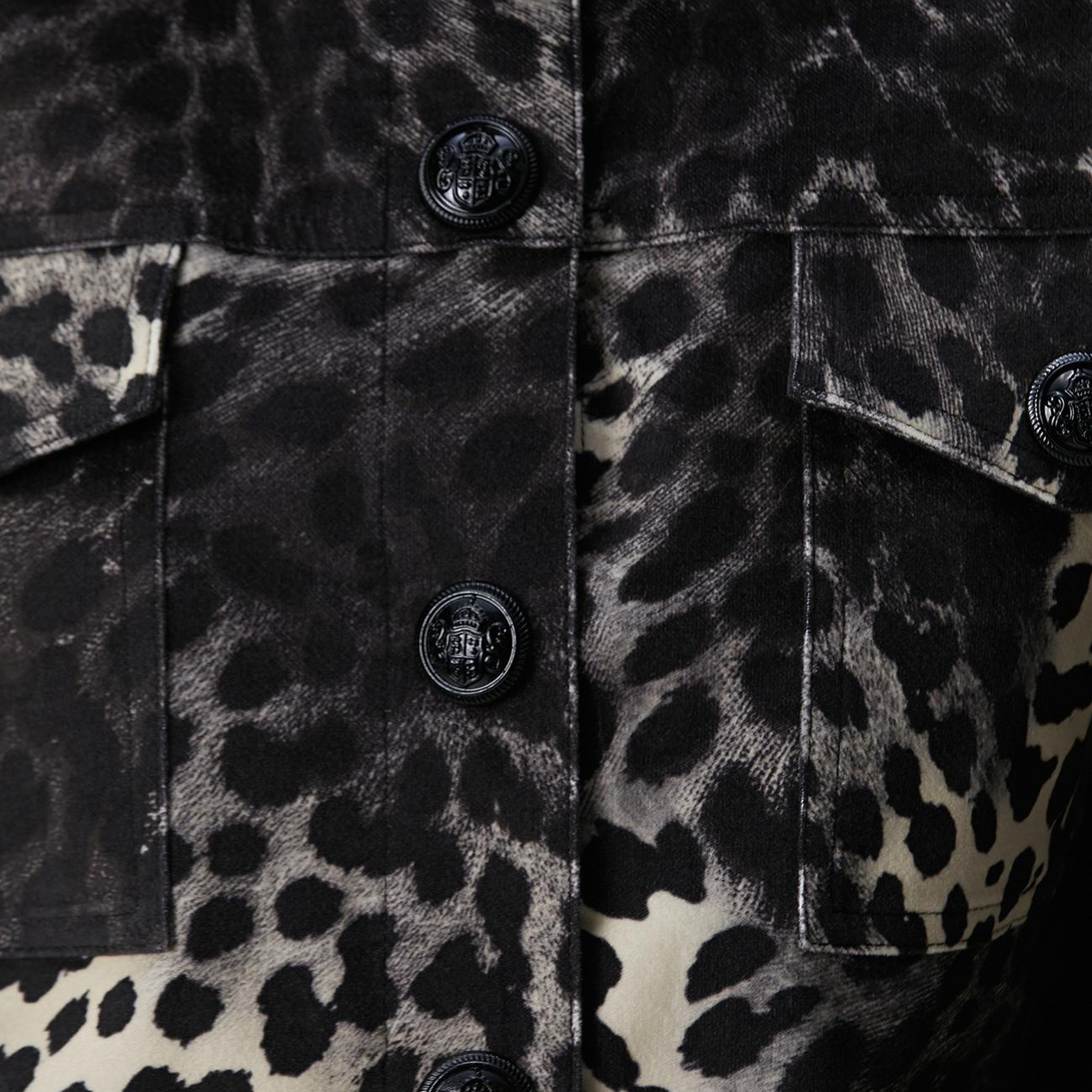 Network Kadın Bej Leopar Desenli Mont