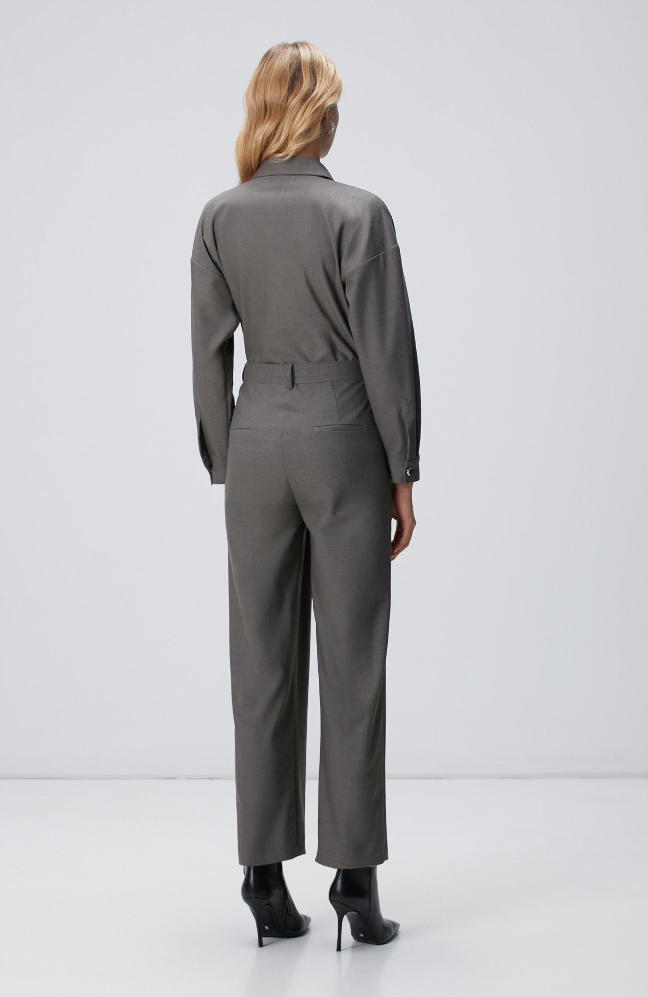 Network Kadın Vizon Cep Kapaklı Tulum