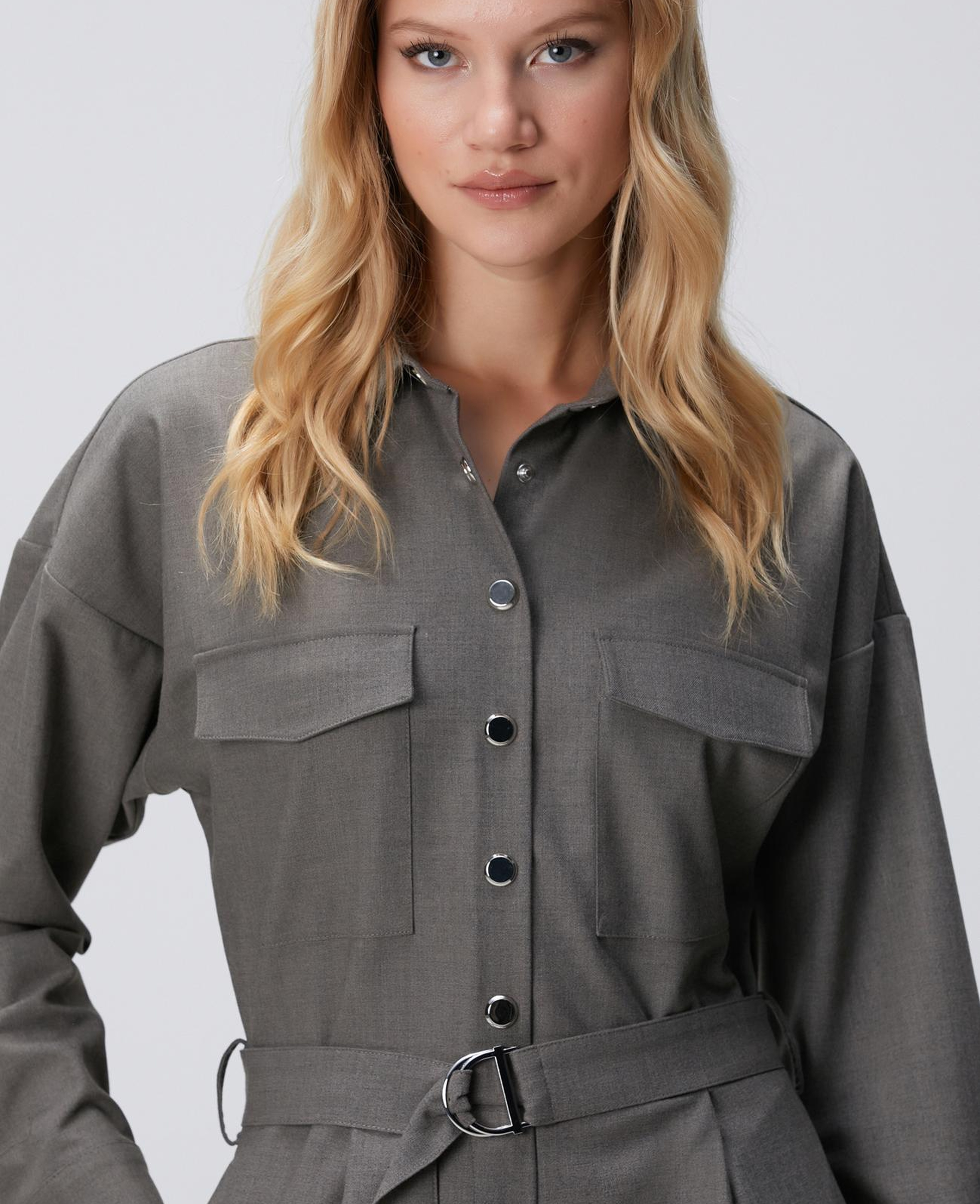 Network Kadın Vizon Cep Kapaklı Tulum