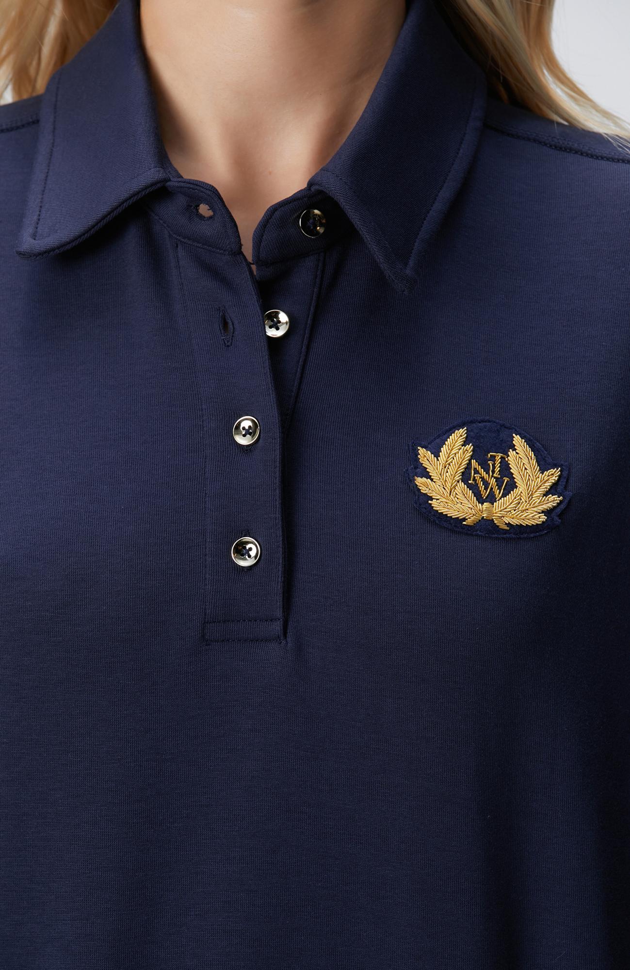 Network Kadın Lacivert Patch Detaylı Sweatshirt