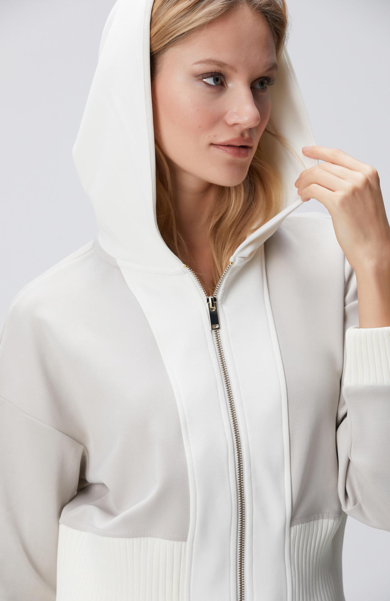 Network Kadın Taş Kapüşonlu Crop Sweatshirt