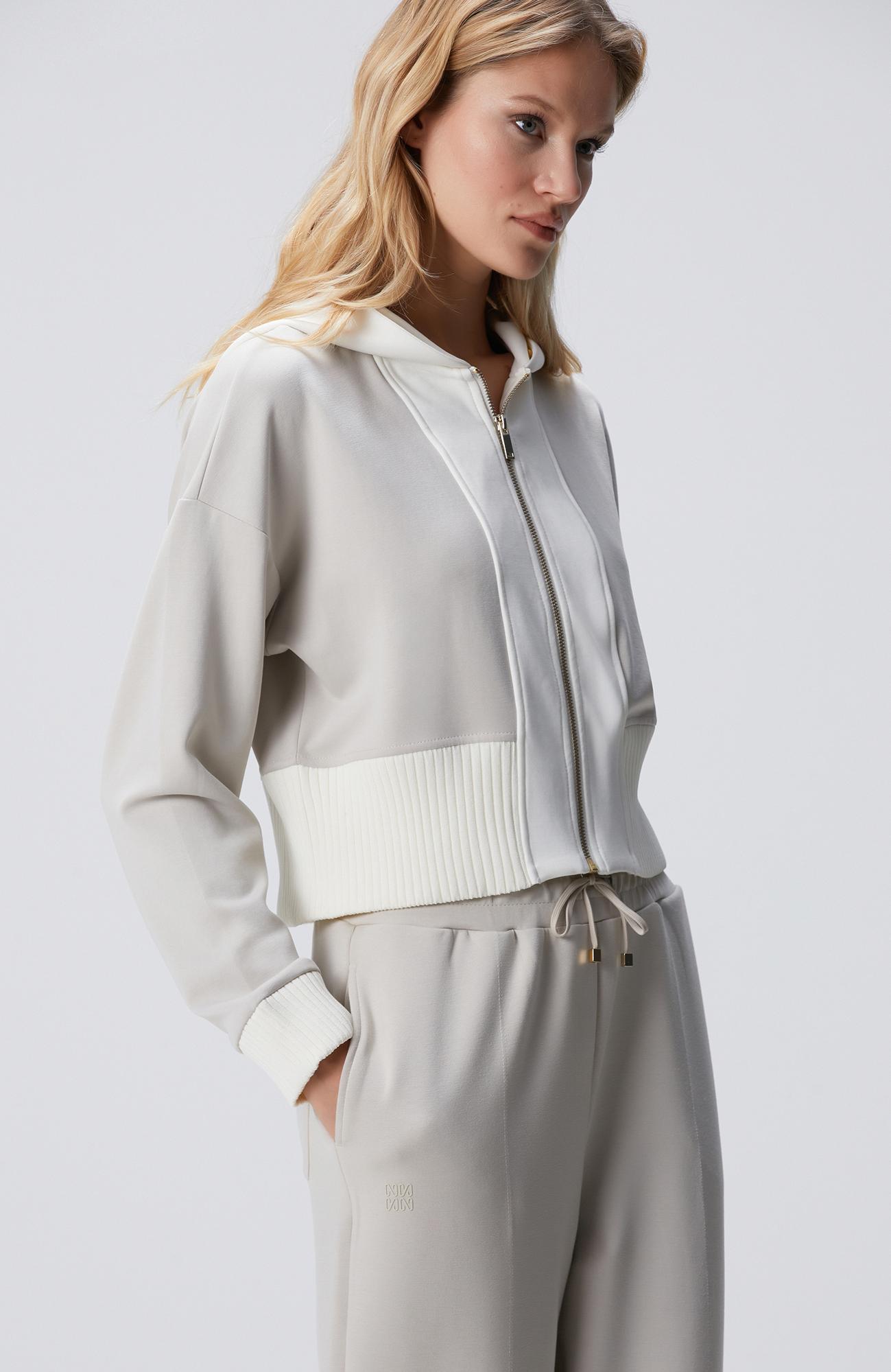 Network Kadın Taş Kapüşonlu Crop Sweatshirt