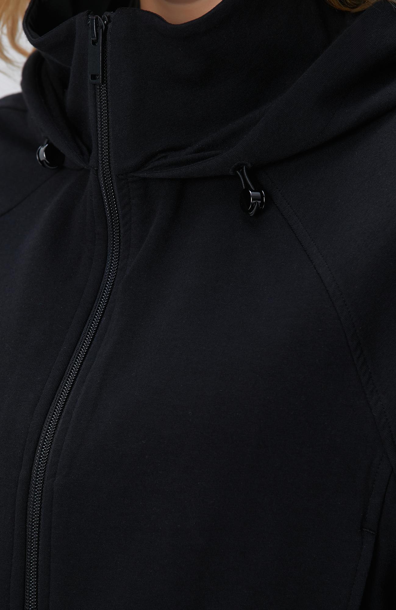 Network Kadın N-Tech Siyah Crop Sweatshirt