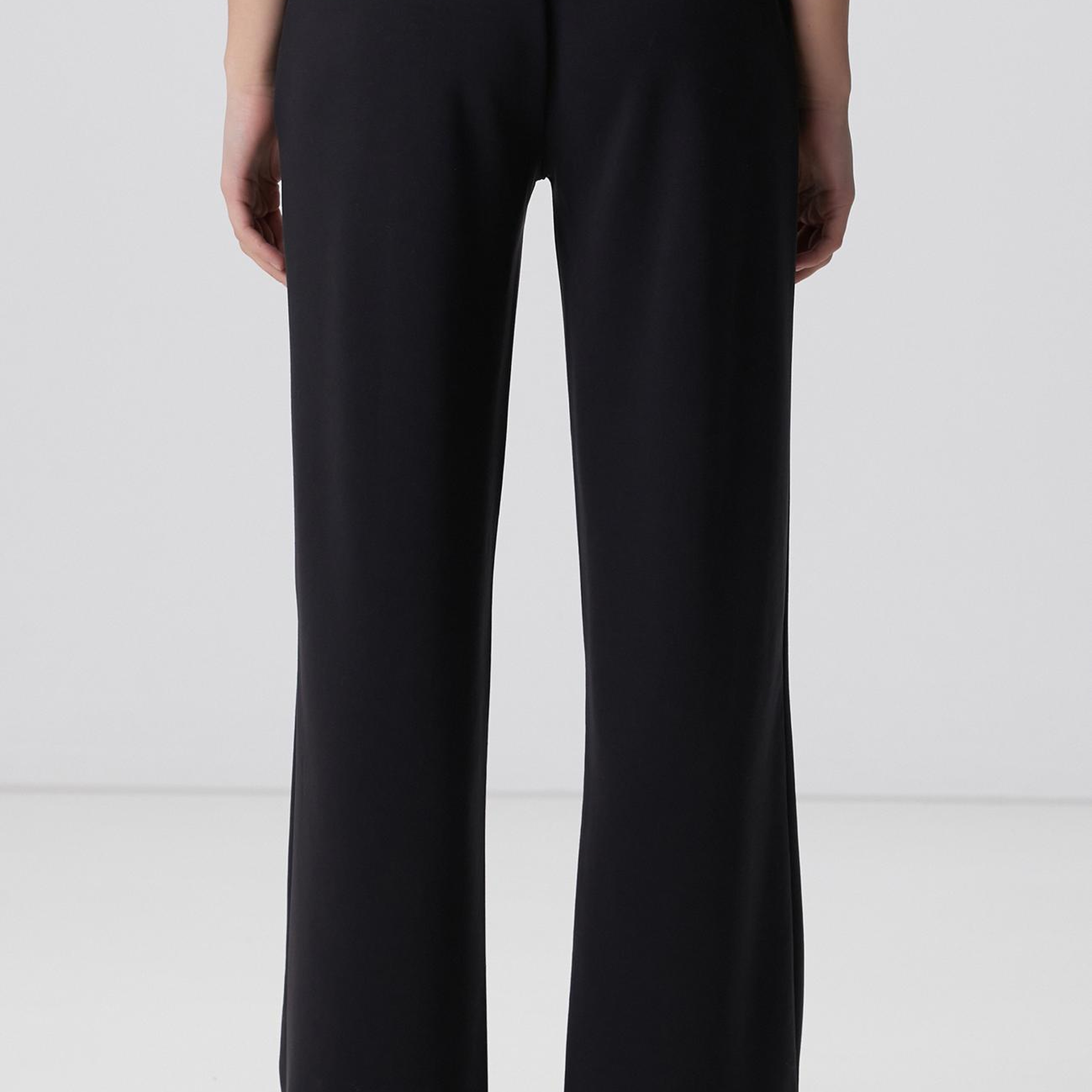 Network Kadın Siyah Modal Karışımlı Eşofman