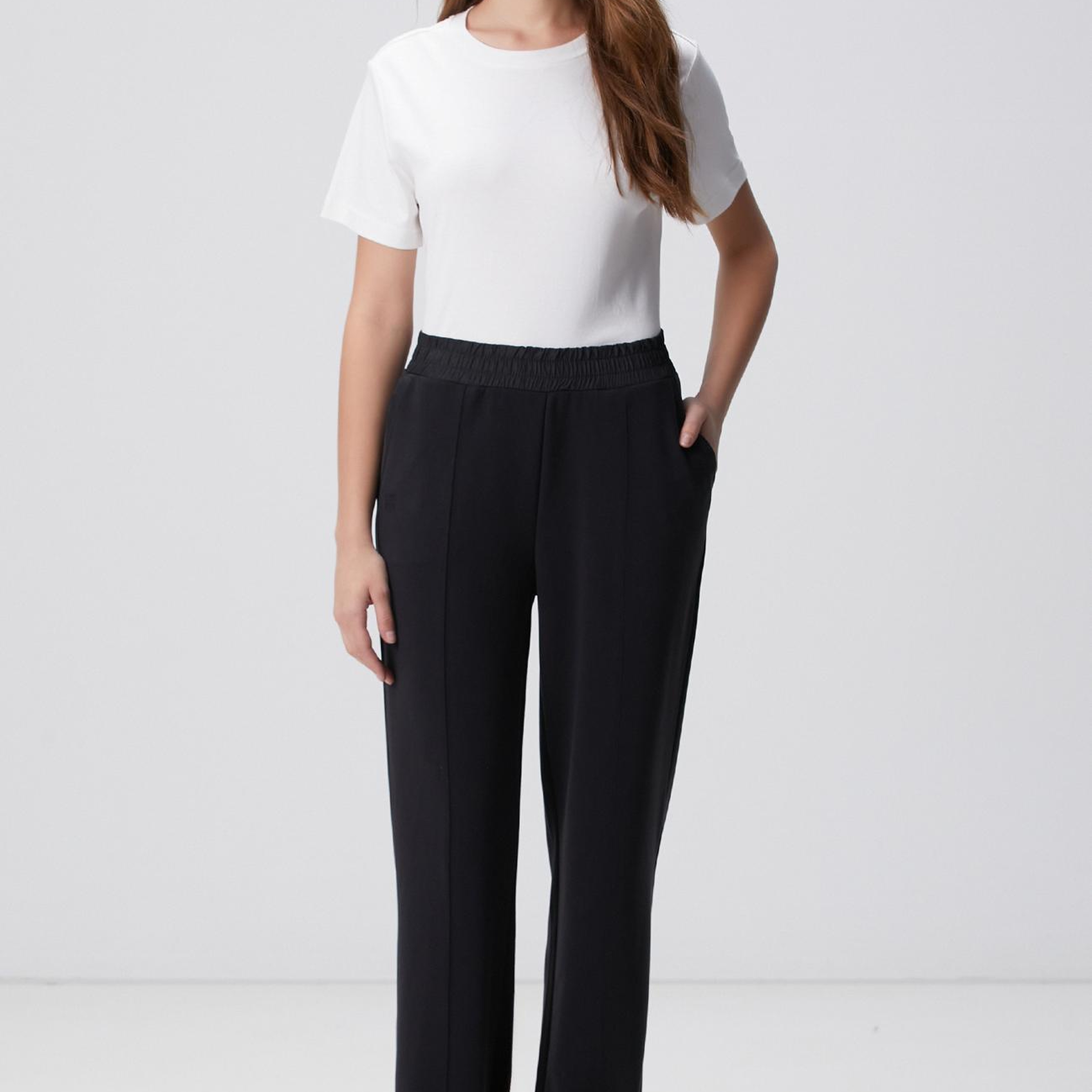 Network Kadın Siyah Modal Karışımlı Eşofman