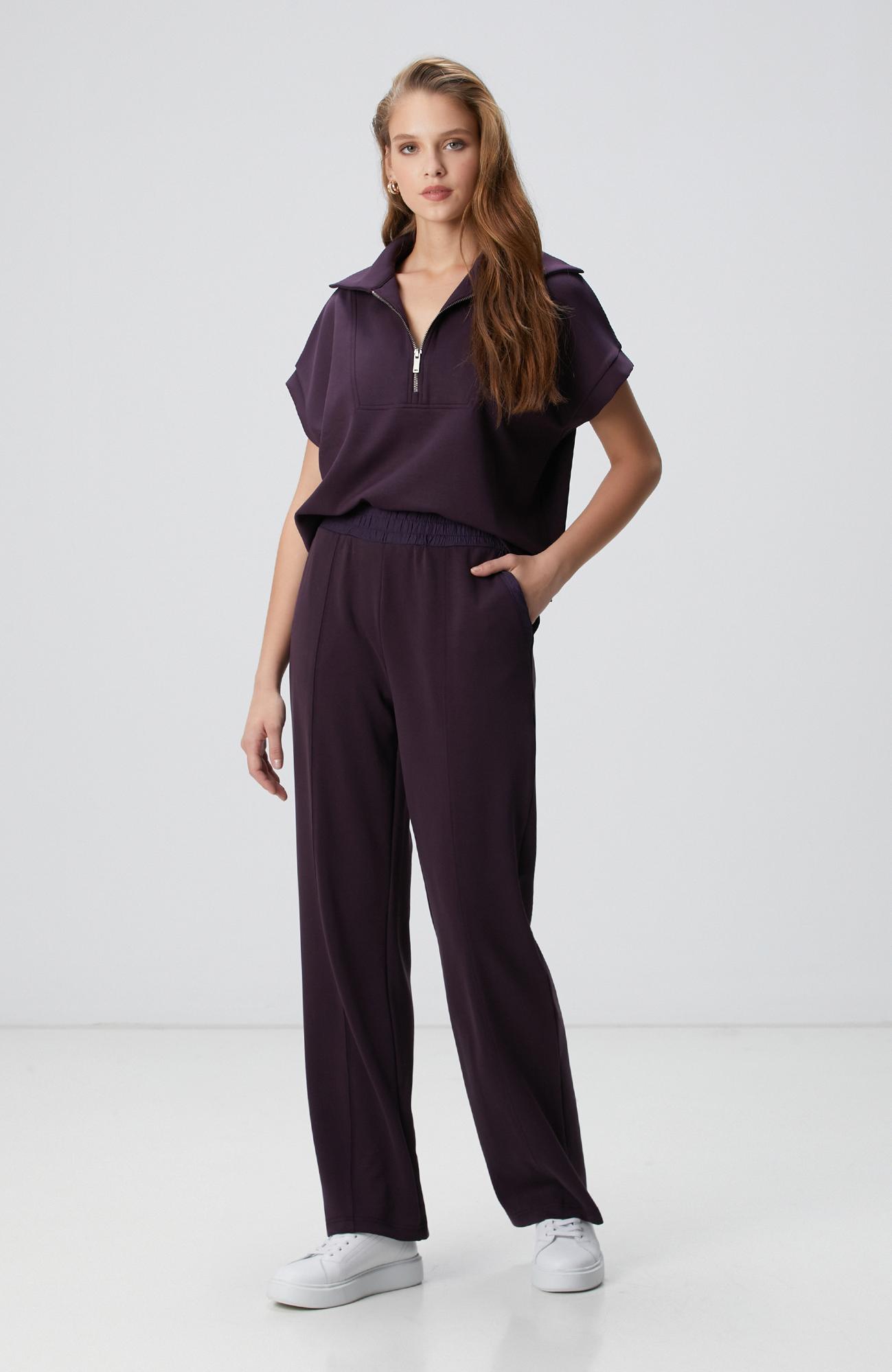 Network Kadın Mor Modal Karışımlı Eşofman