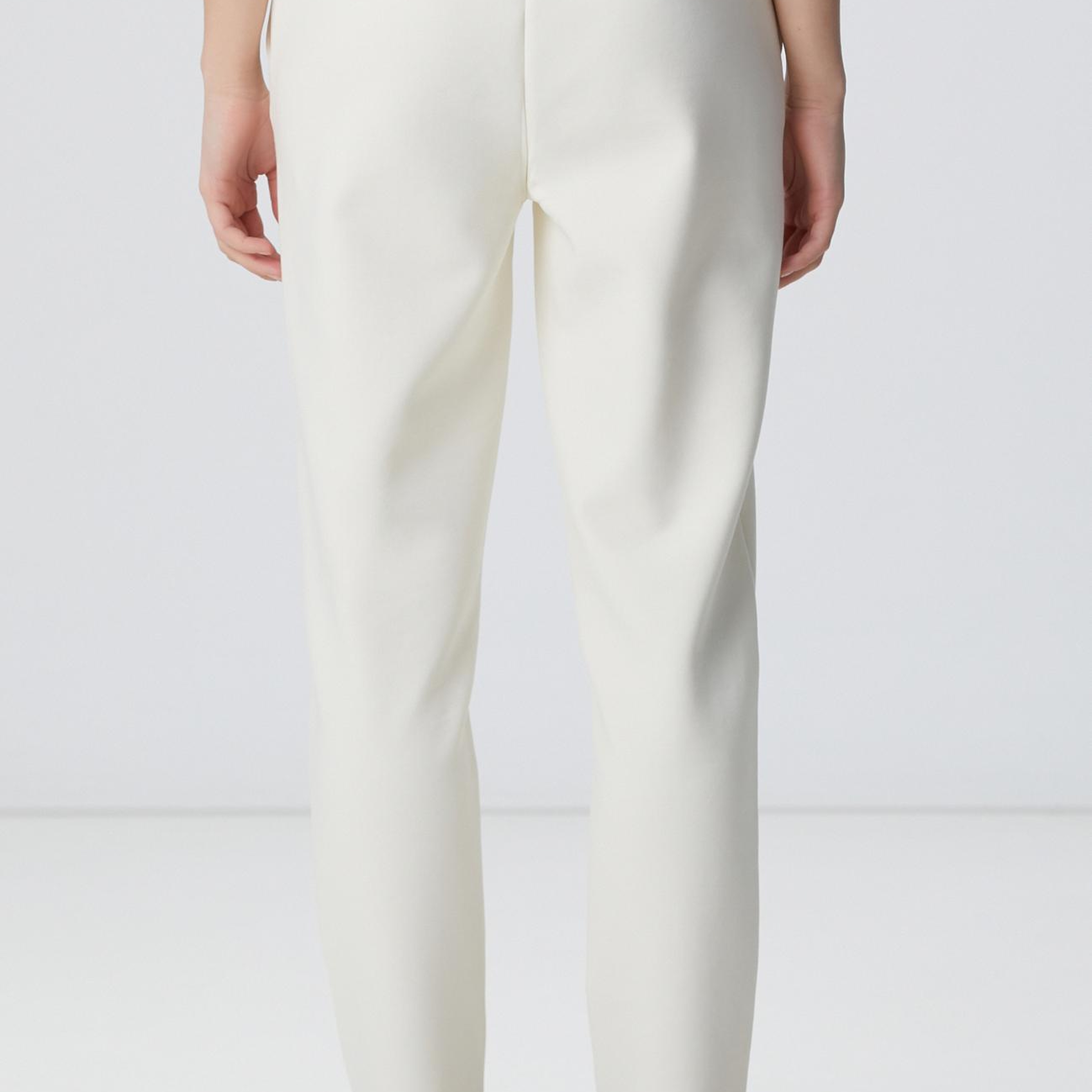 Network Kadın N-Tech Kırık Beyaz Dokuma Garnili Örme Eşofman