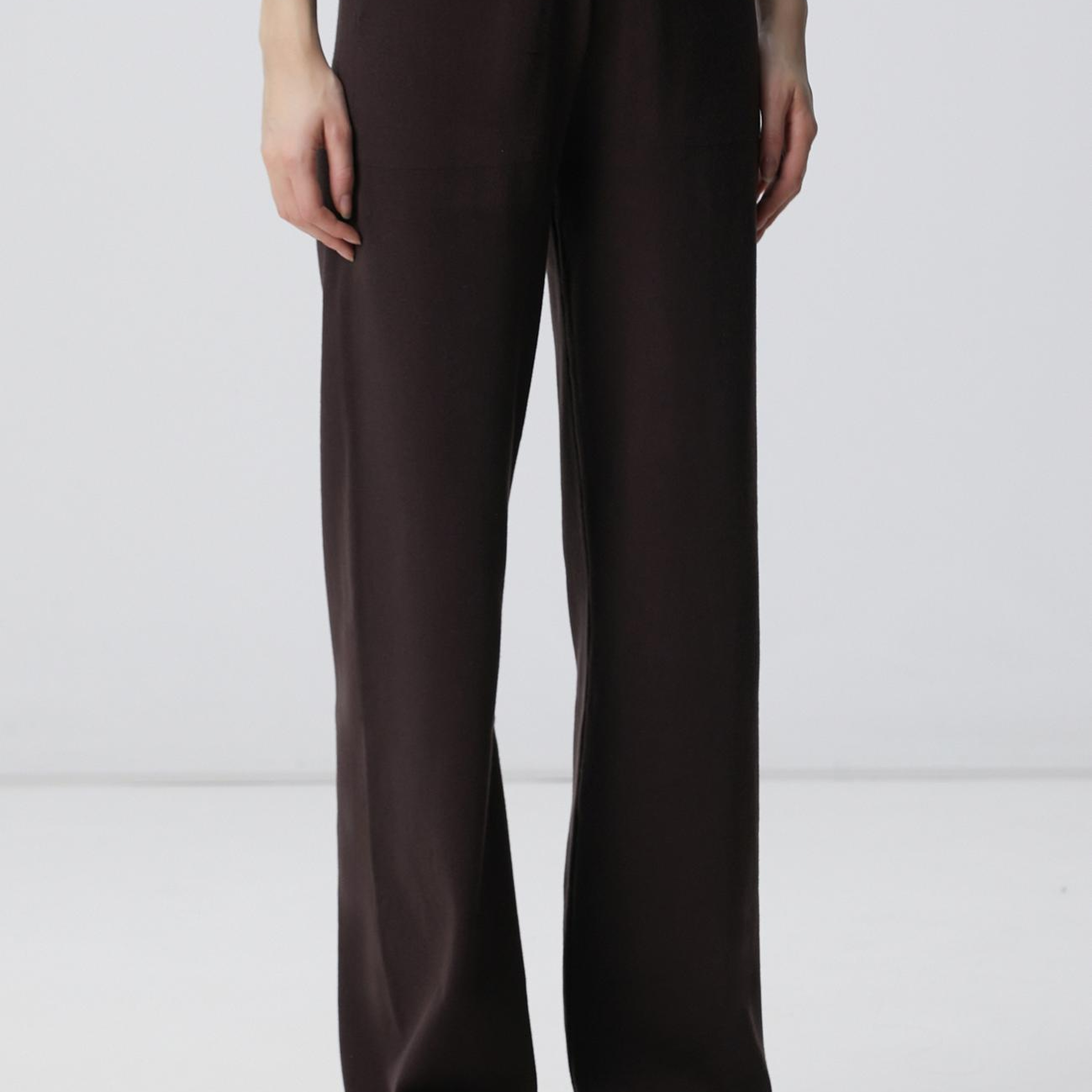 Network Kadın Acı Kahve Triko Eşofman Altı