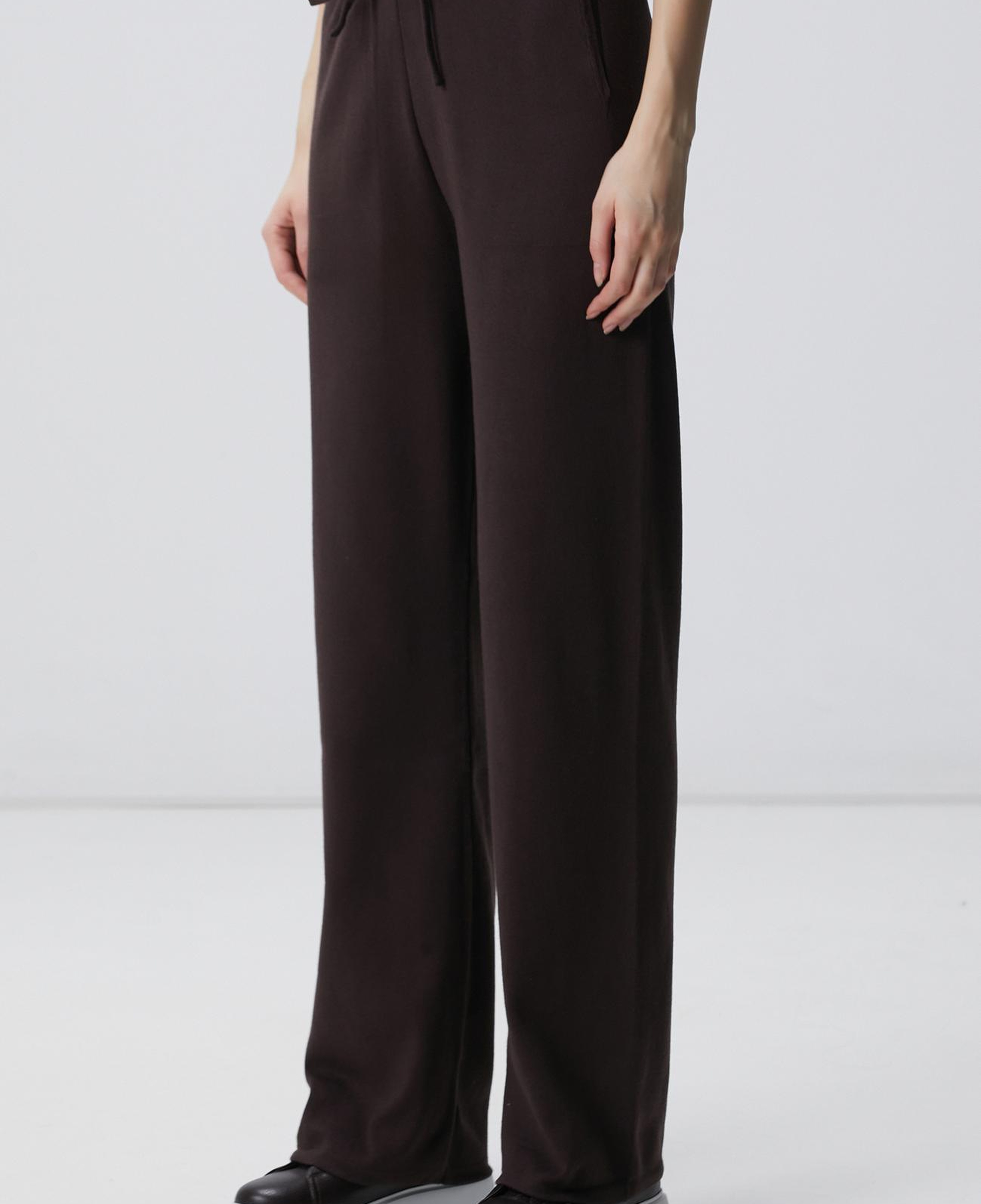 Network Kadın Acı Kahve Triko Eşofman Altı