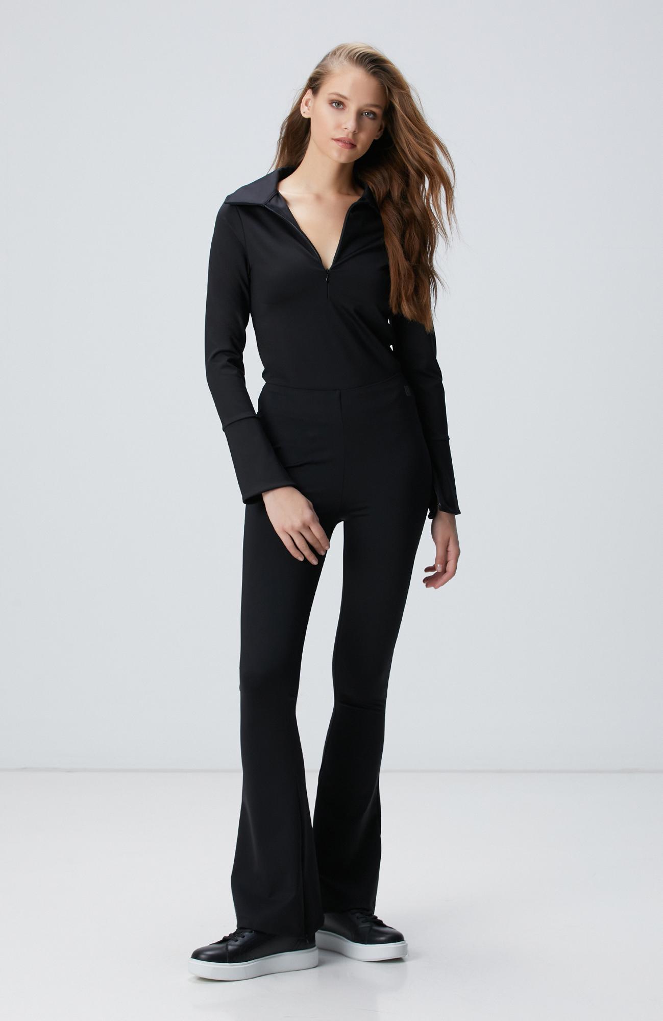 Network Kadın N-Tech Siyah Flare Kalıp Eşofman