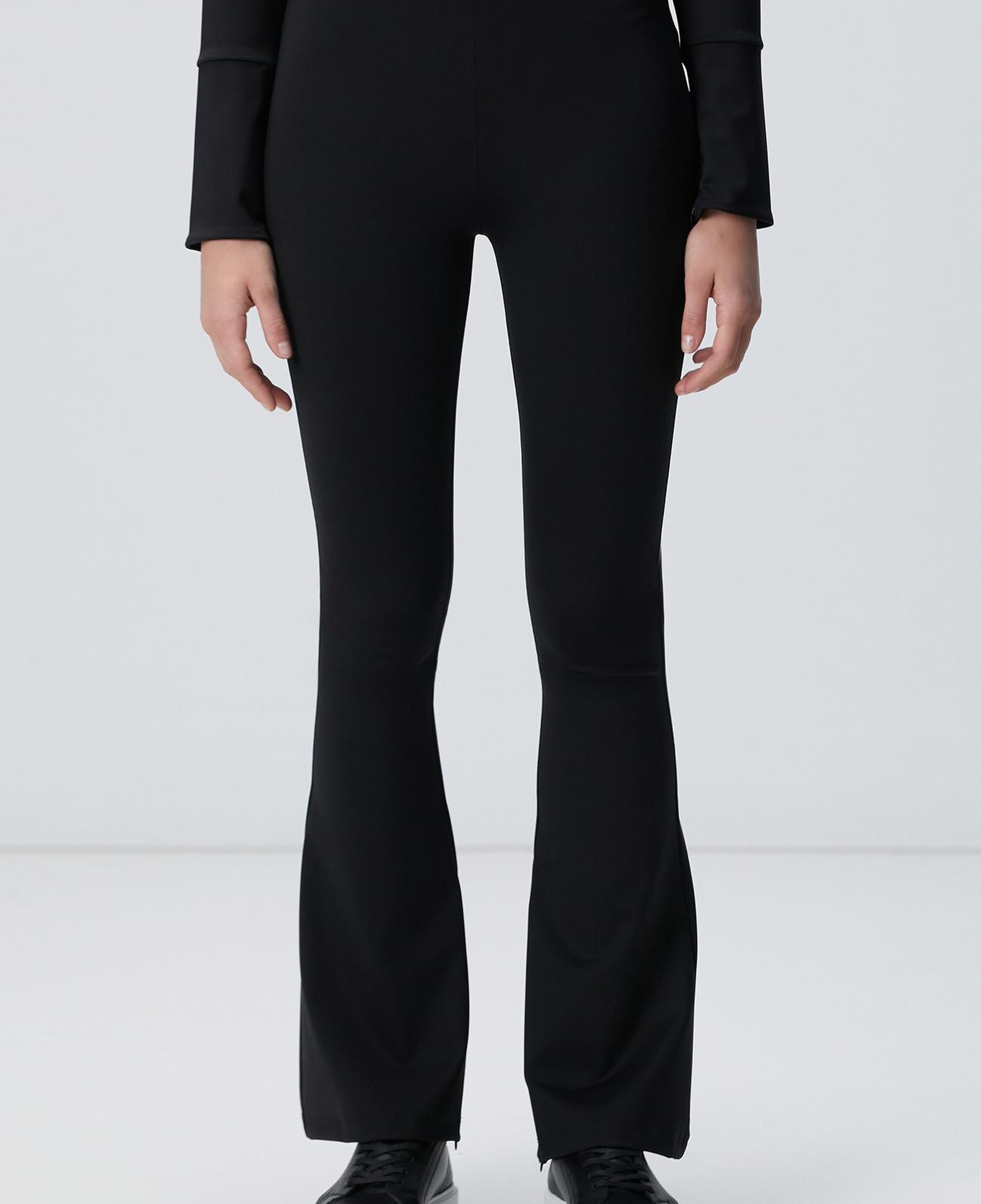Network Kadın N-Tech Siyah Flare Kalıp Eşofman
