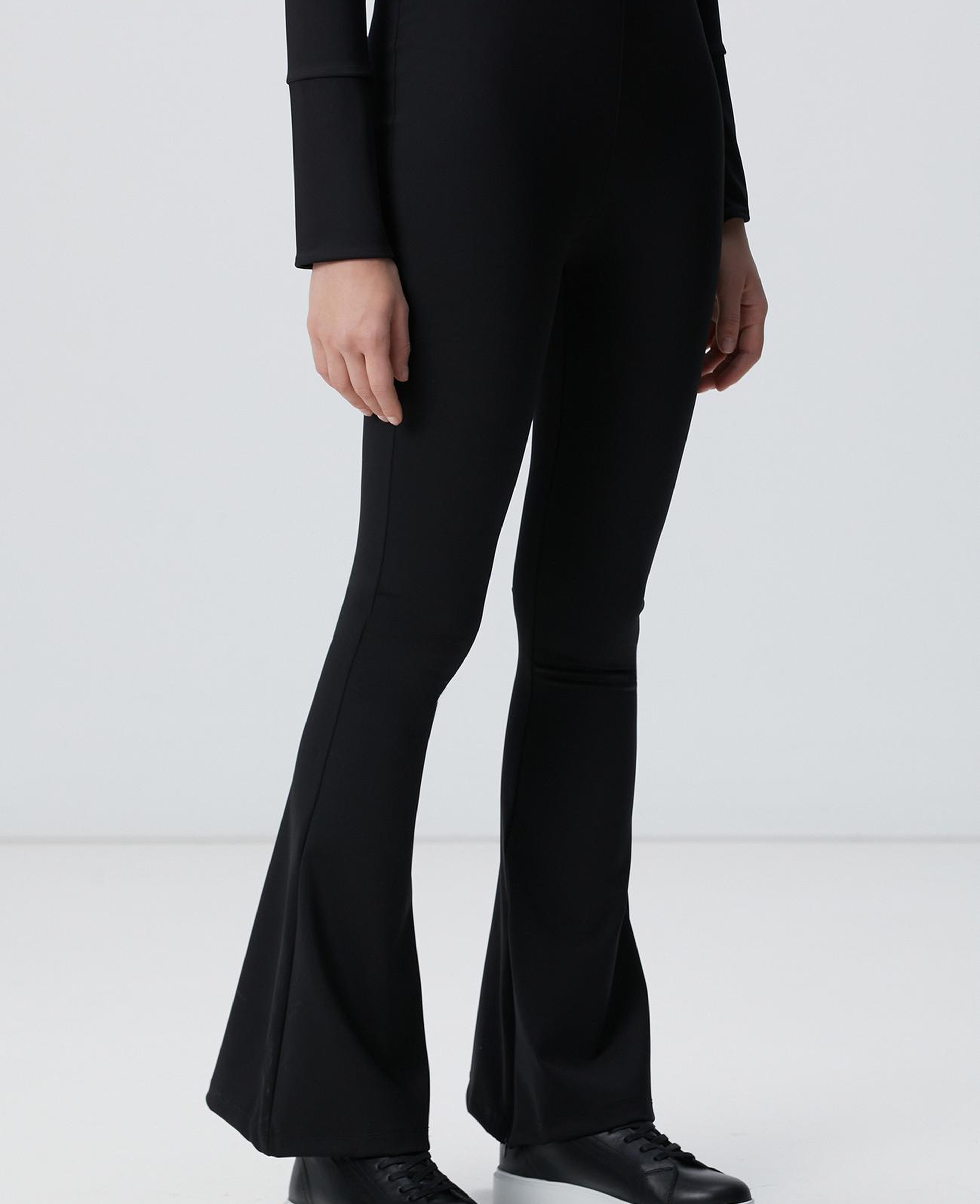 Network Kadın N-Tech Siyah Flare Kalıp Eşofman