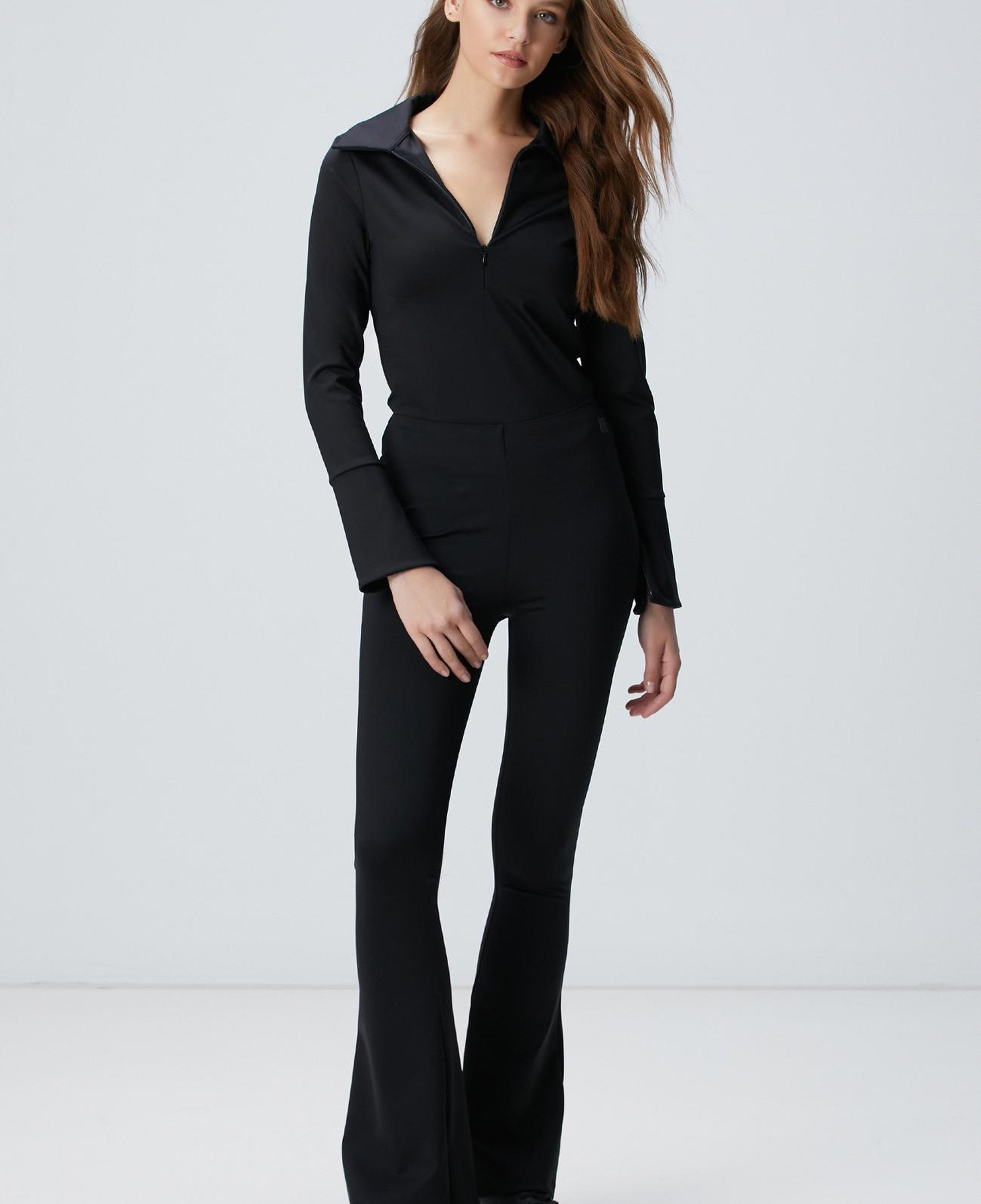 Network Kadın N-Tech Siyah Flare Kalıp Eşofman