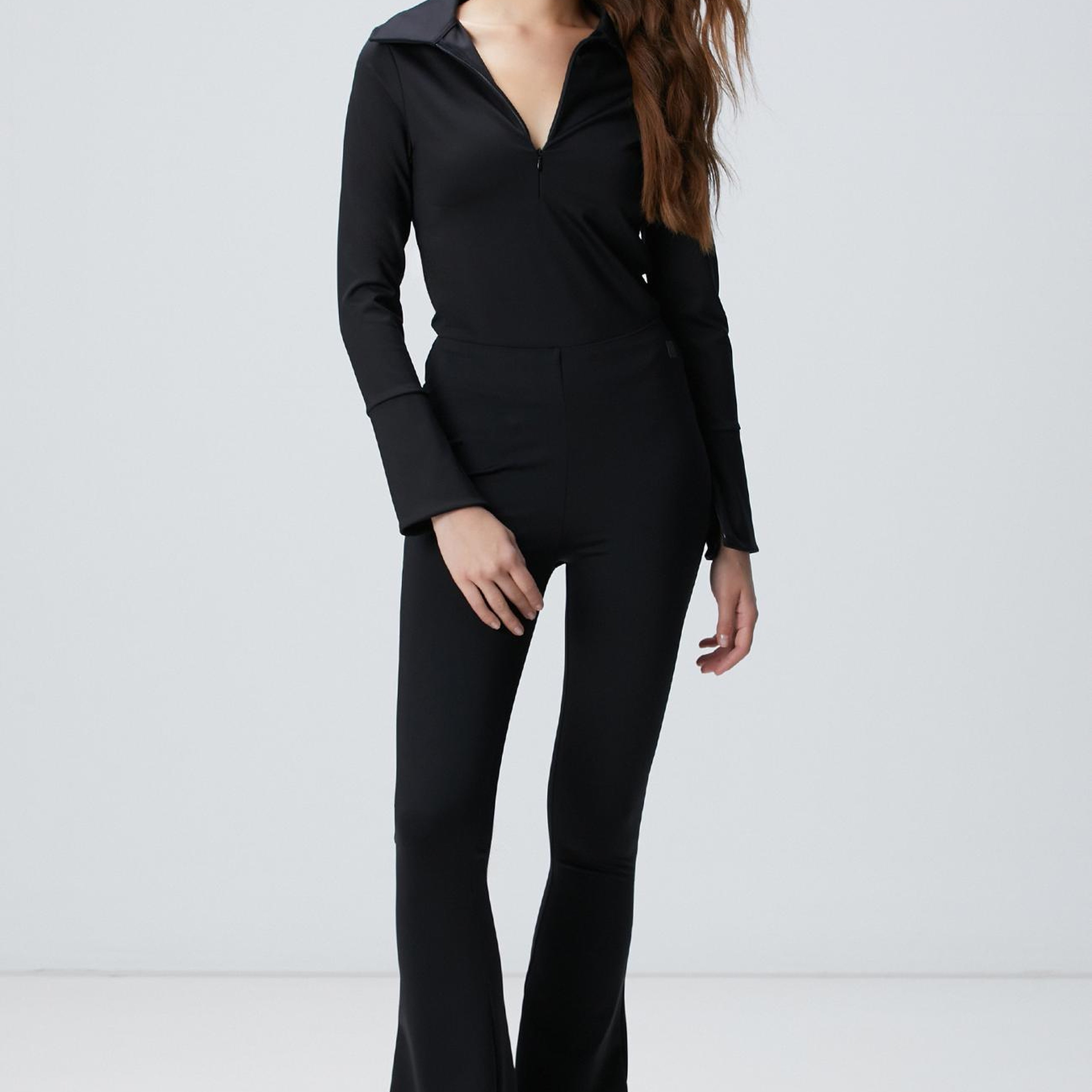 Network Kadın N-Tech Siyah Flare Kalıp Eşofman