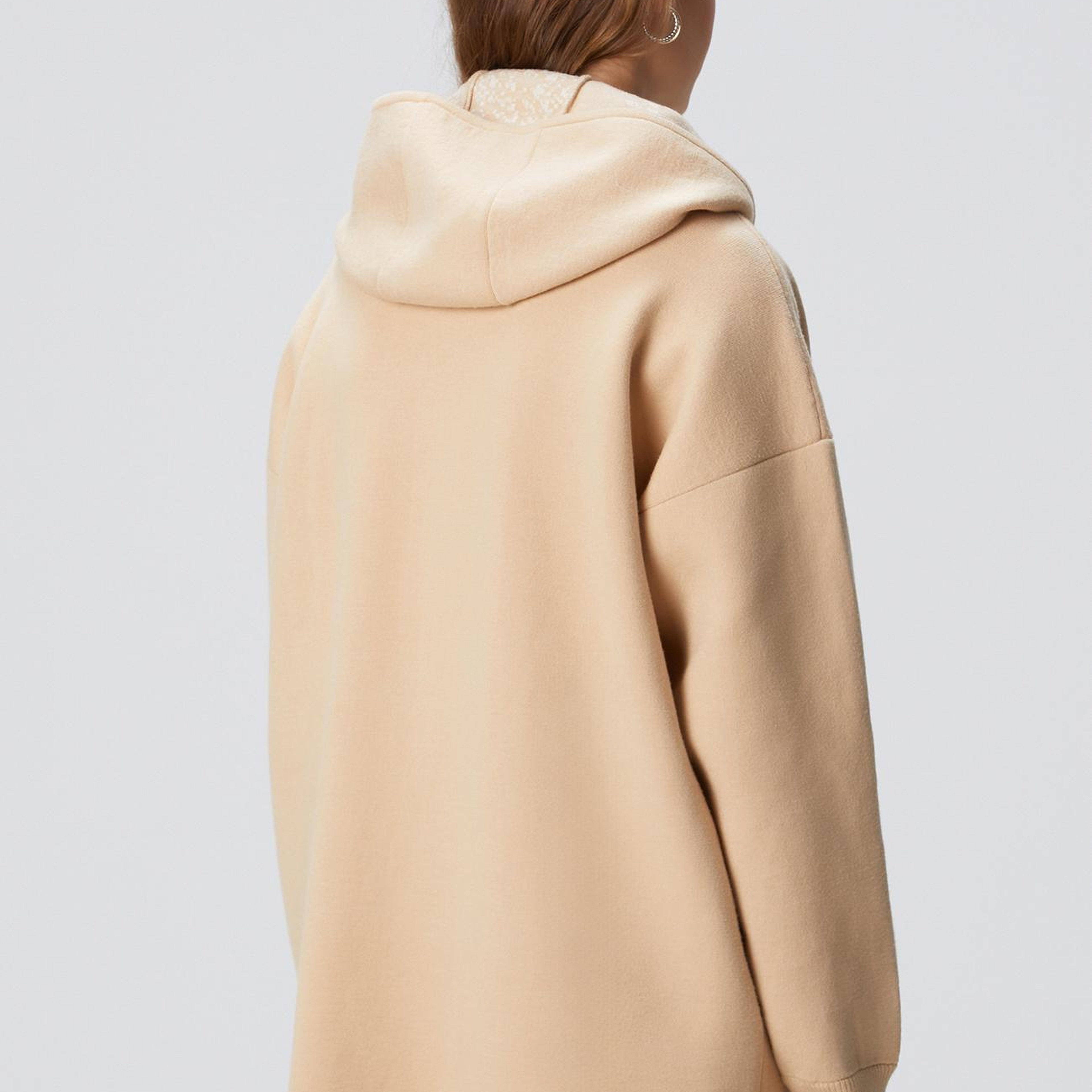 Network Kadın Limited Bej Yün Karışımlı İçi Desenli Triko Ceket