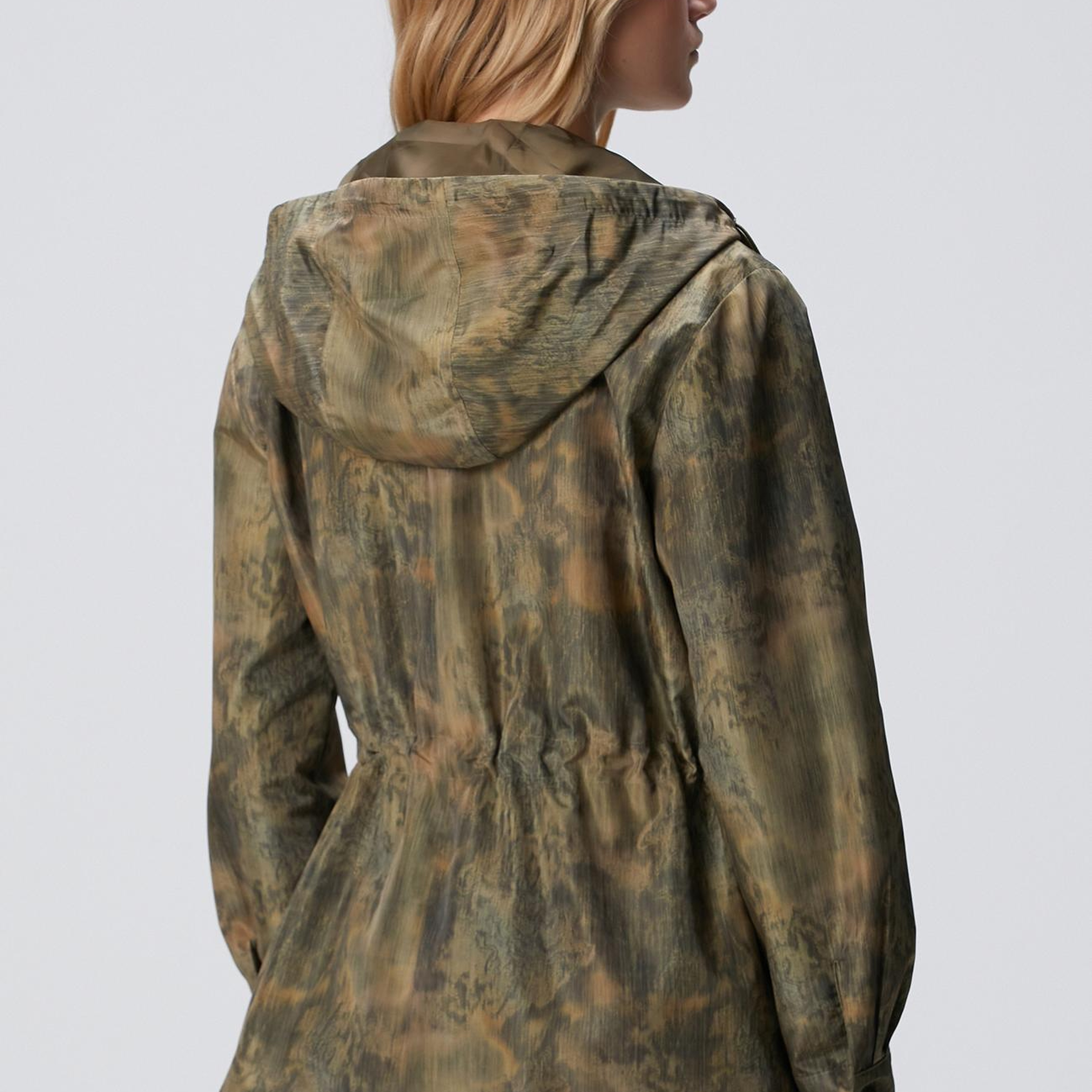 Network Kadın N-Tech Haki Desenli Mont