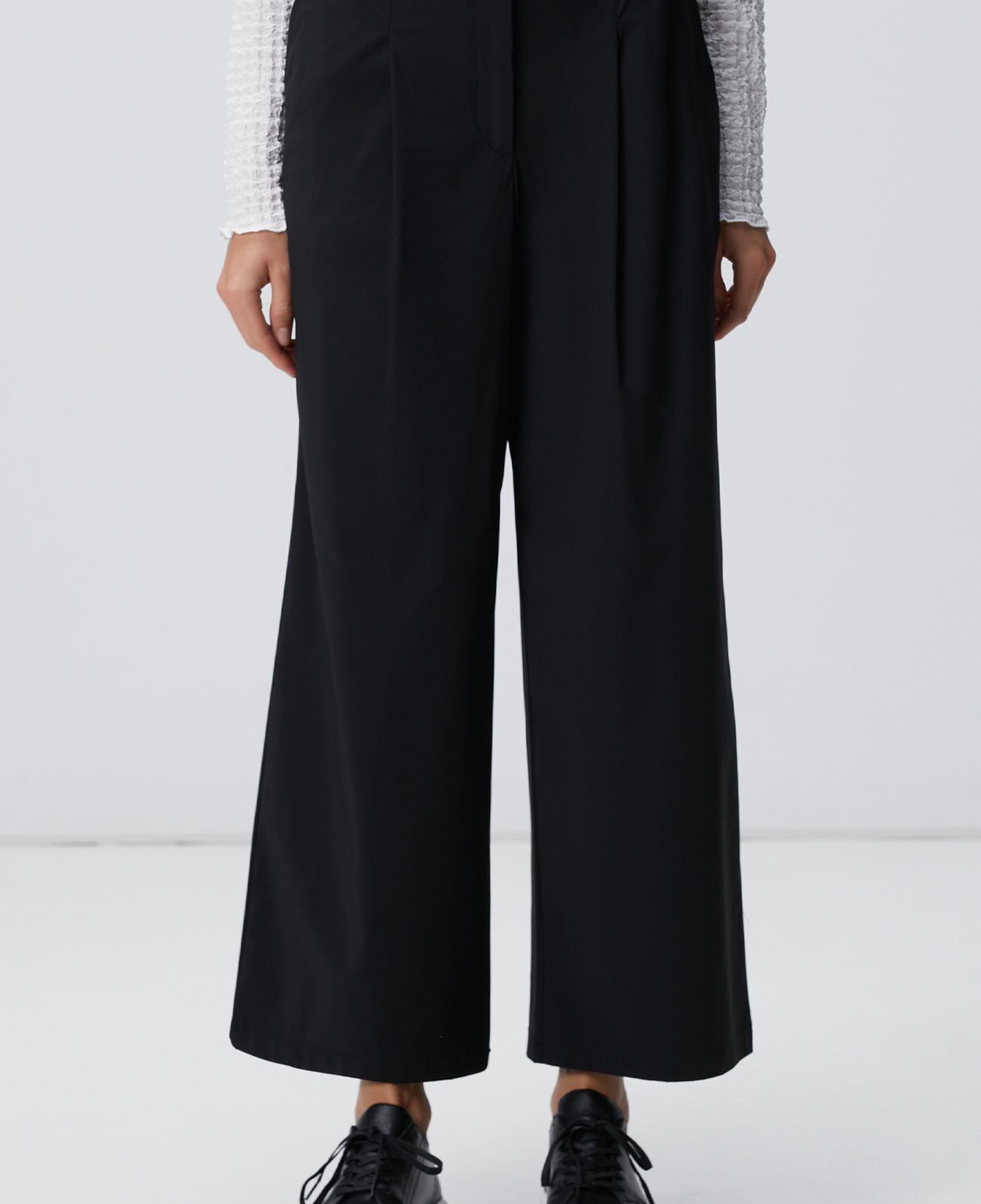 Network Kadın N-Tech Siyah Beli Lastikli Pantolon