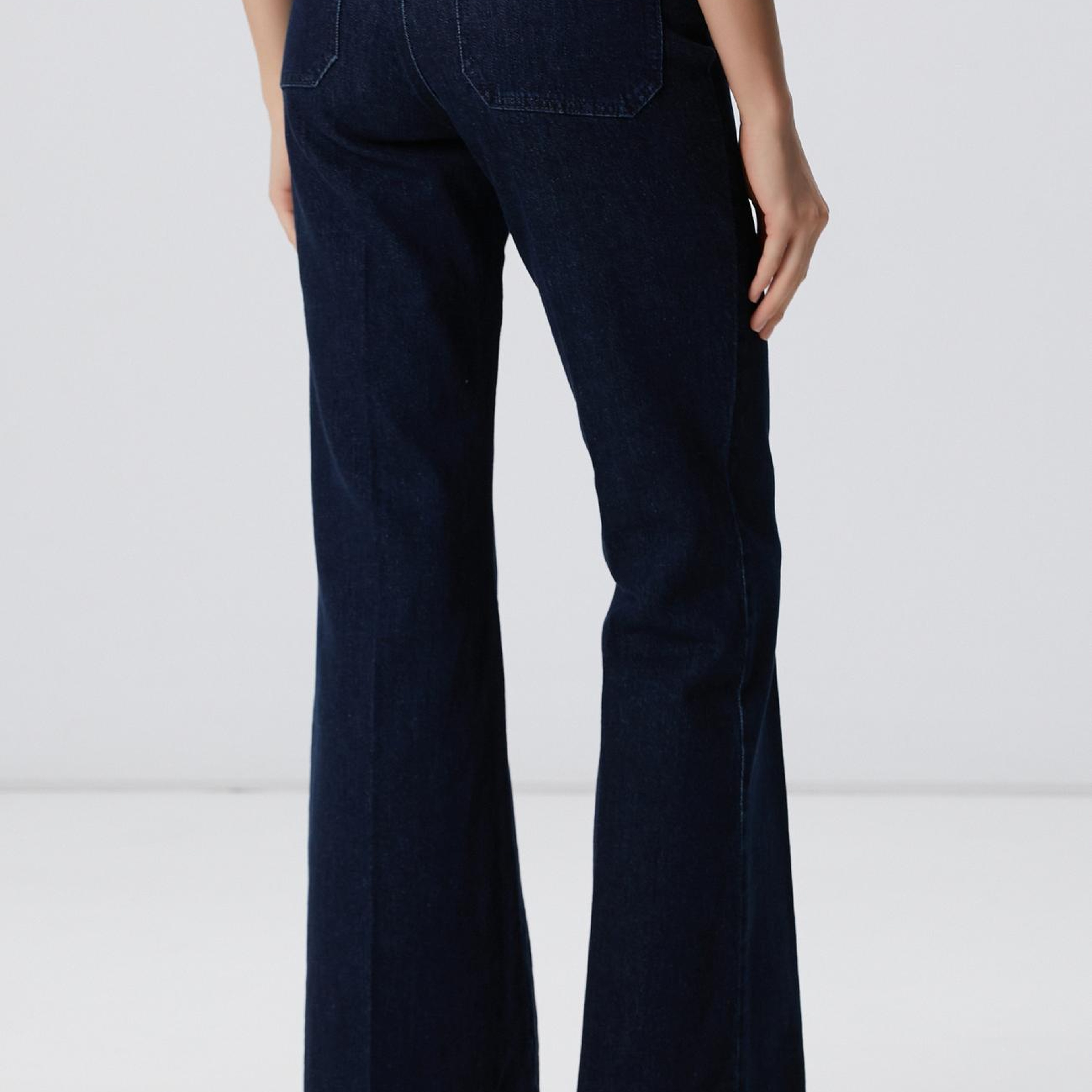 Network Kadın Indigo Flare Denim Pantolon