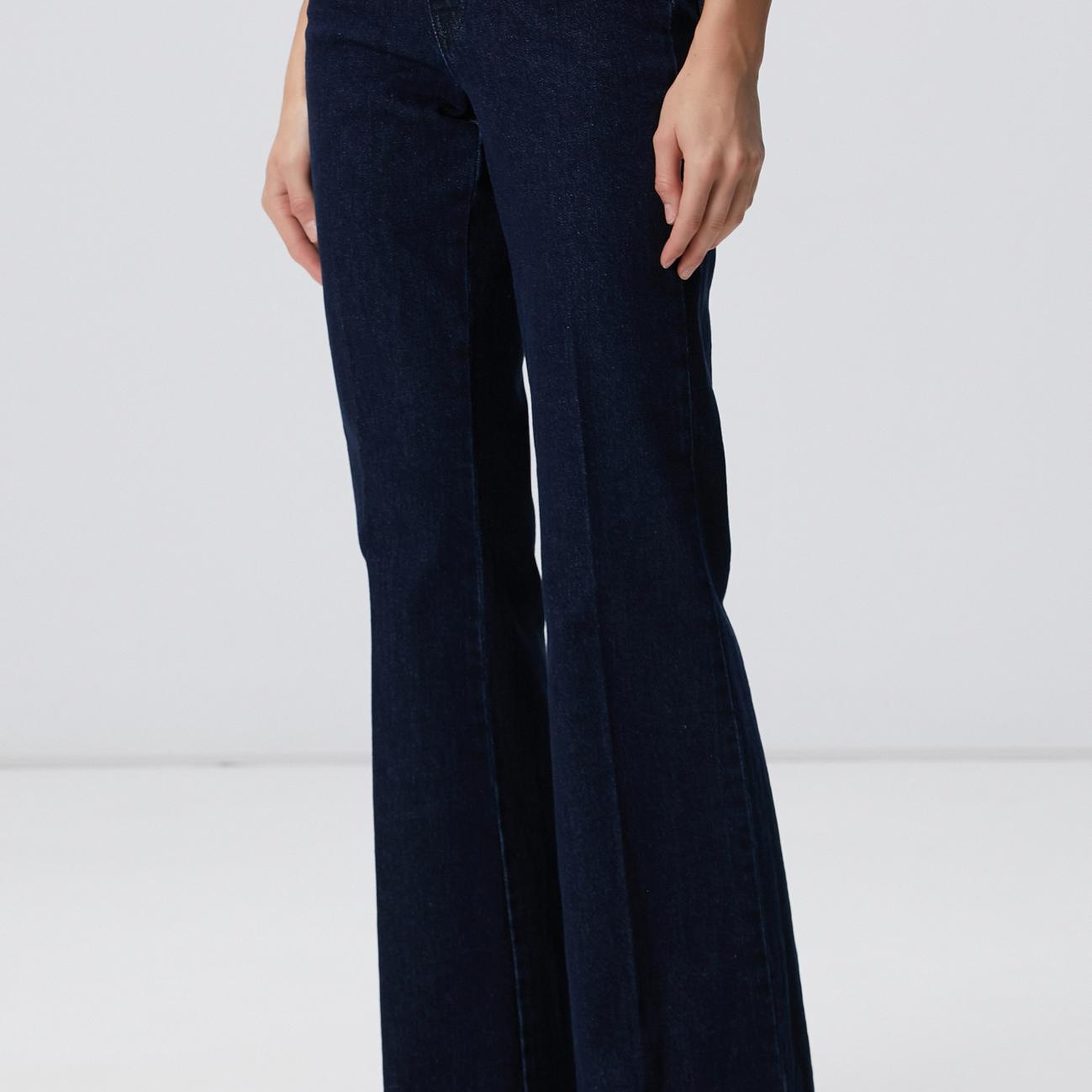 Network Kadın Indigo Flare Denim Pantolon